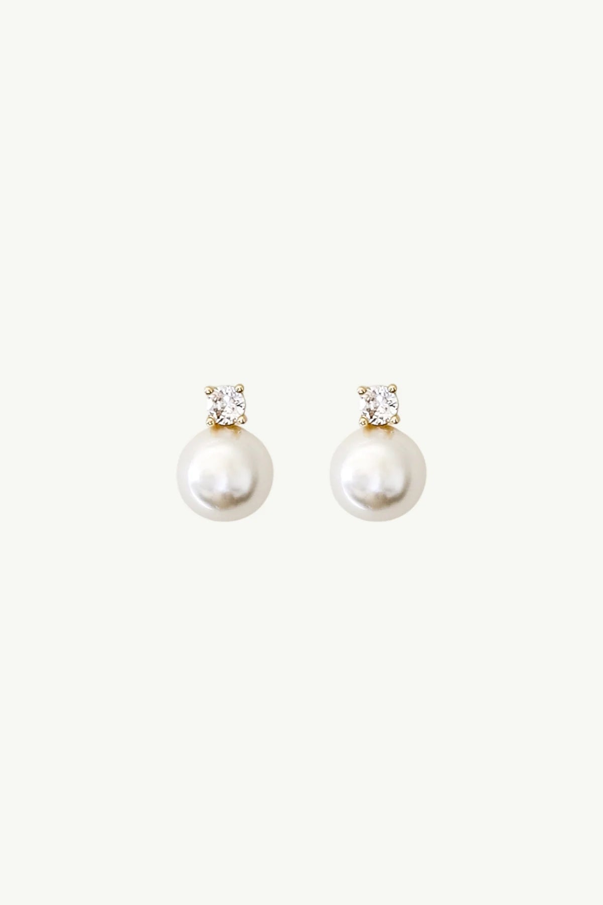 Crystal Pearl Studs - Spring Sweet