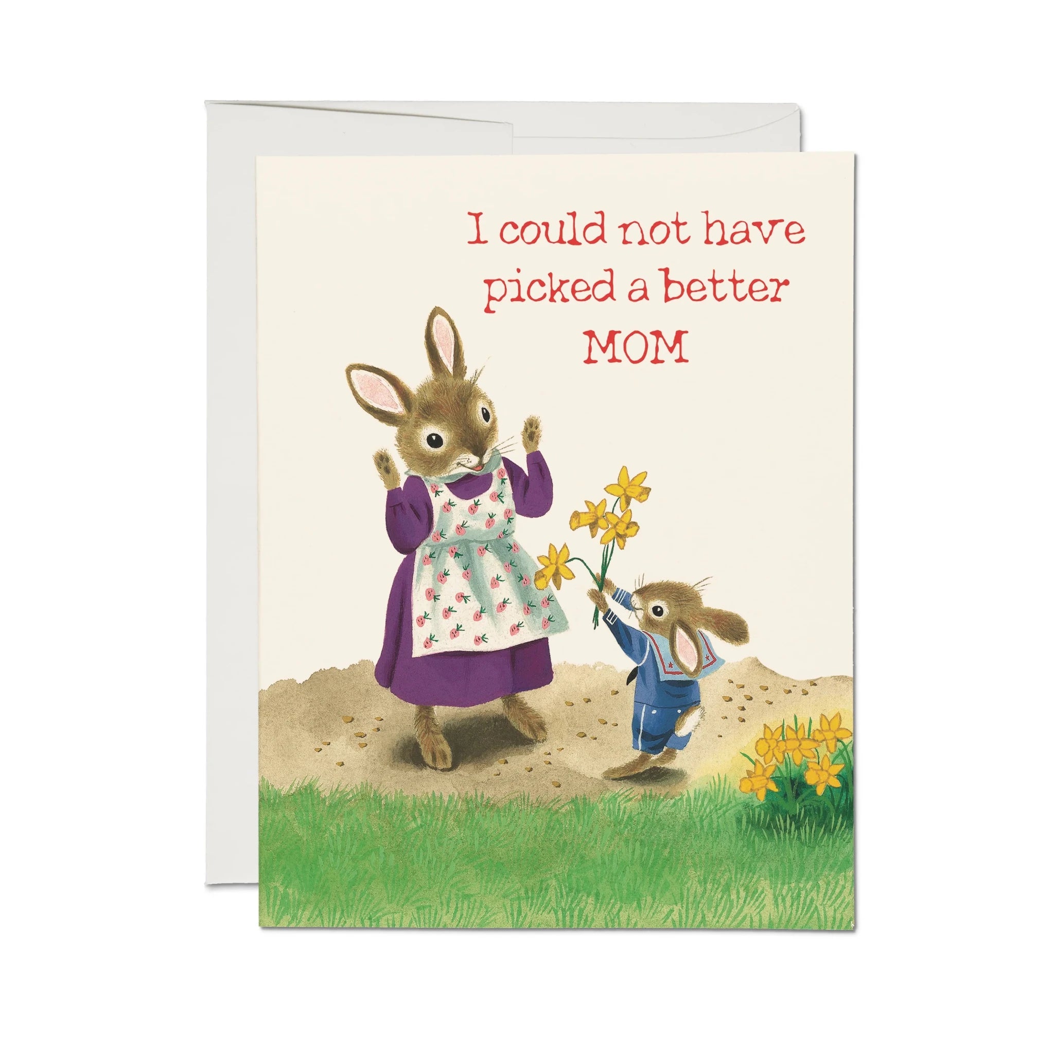 Daffodil Mom Card - Spring Sweet