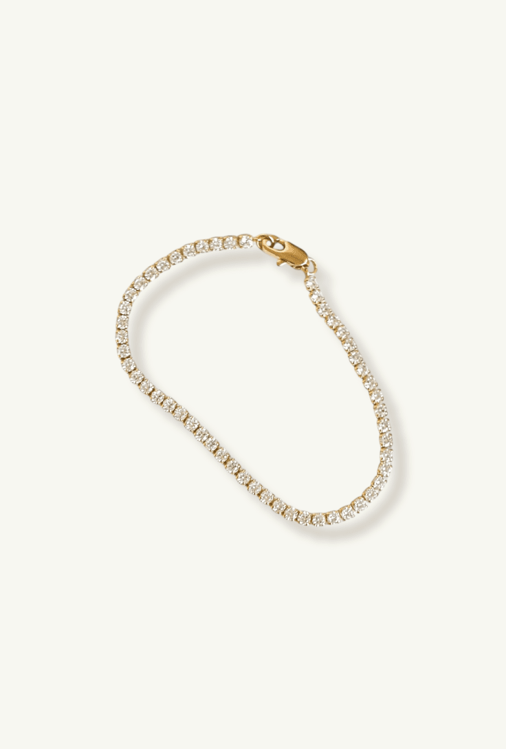 Dainty Crystal Tennis Bracelet - Spring Sweet