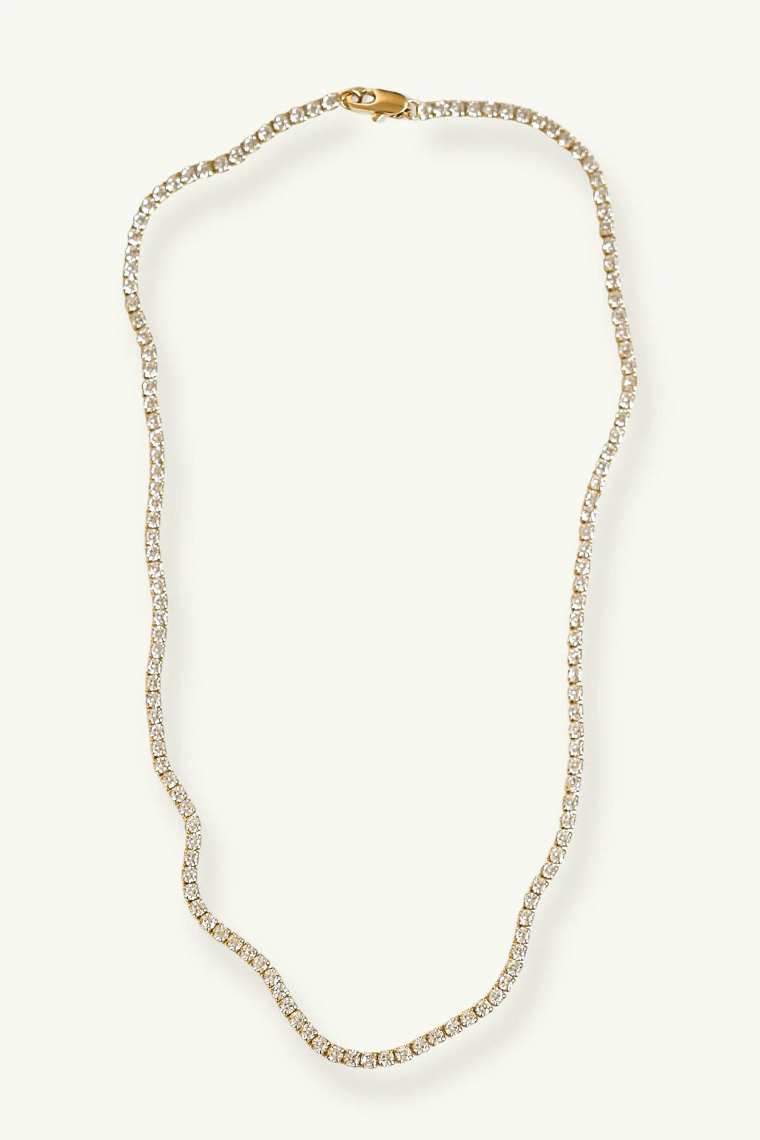 Dainty Crystal Tennis Necklace - Spring Sweet