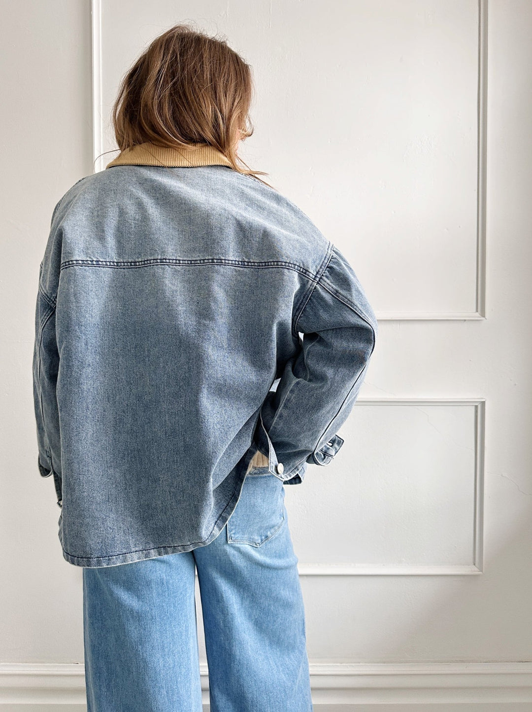 Denim Barn Jacket - Spring Sweet