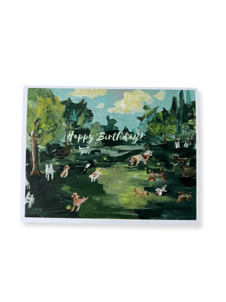 Dog Park Birthday Card - Spring Sweet