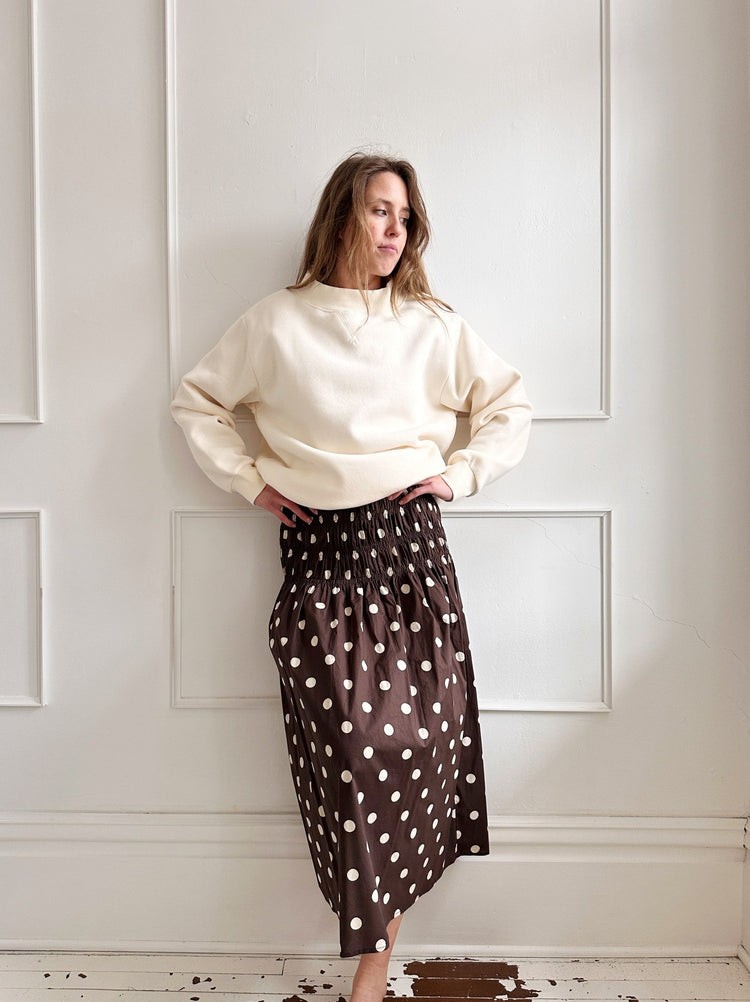 Dot Midi Skirt - Spring Sweet