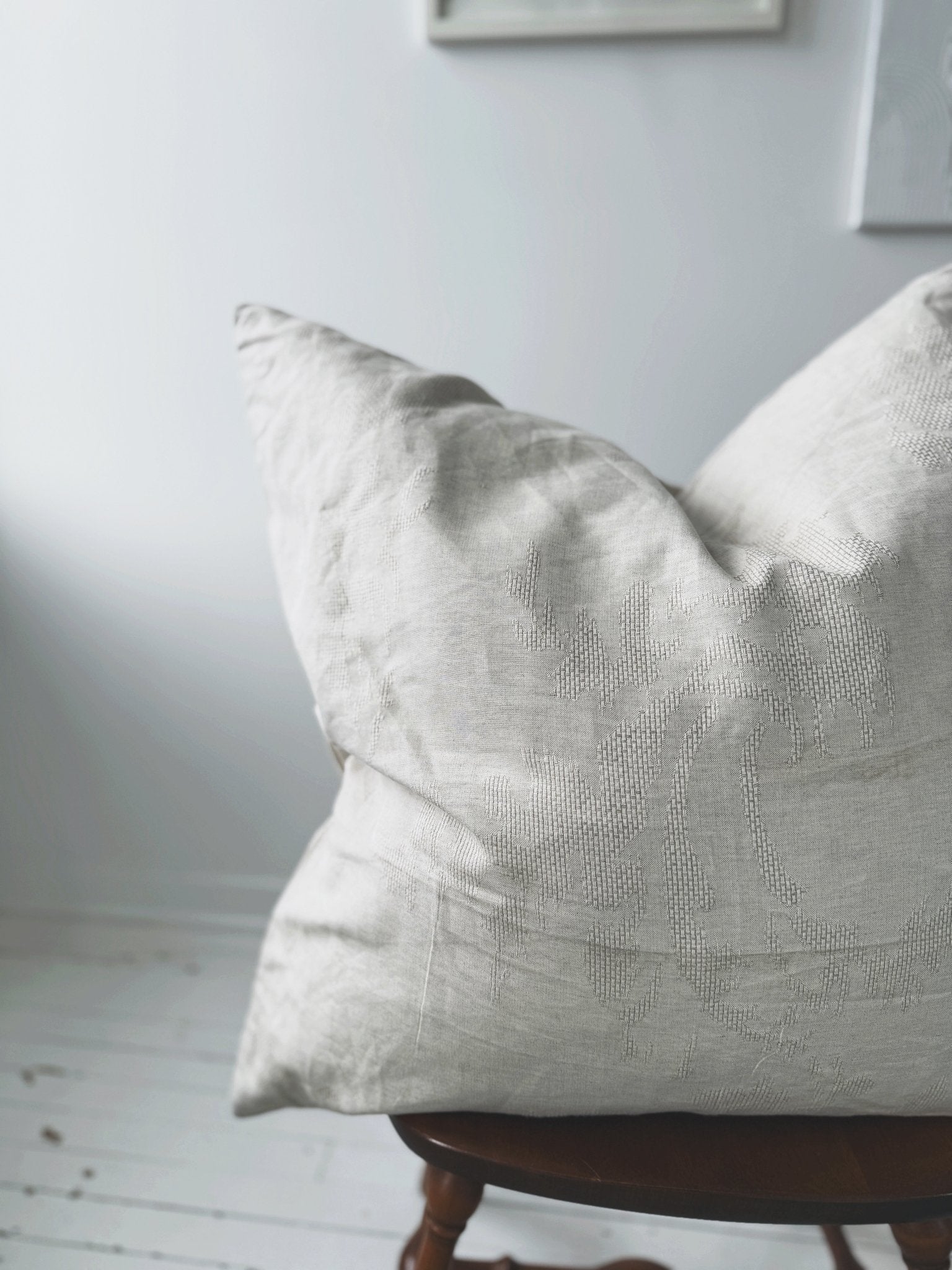 Down Filled Woven Jacquard Pillow - Spring Sweet