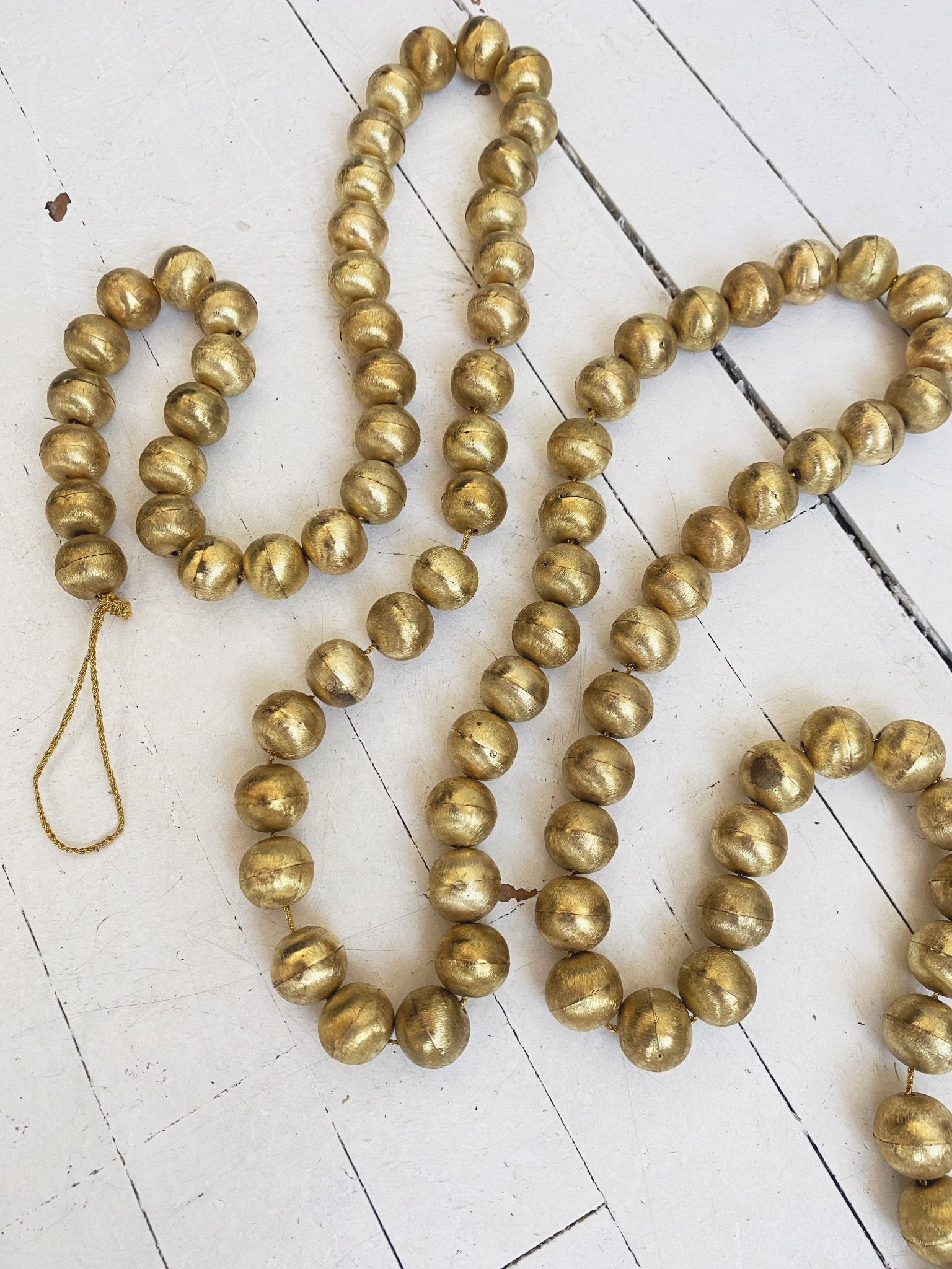 Embossed Metal Ball Garland - Spring Sweet