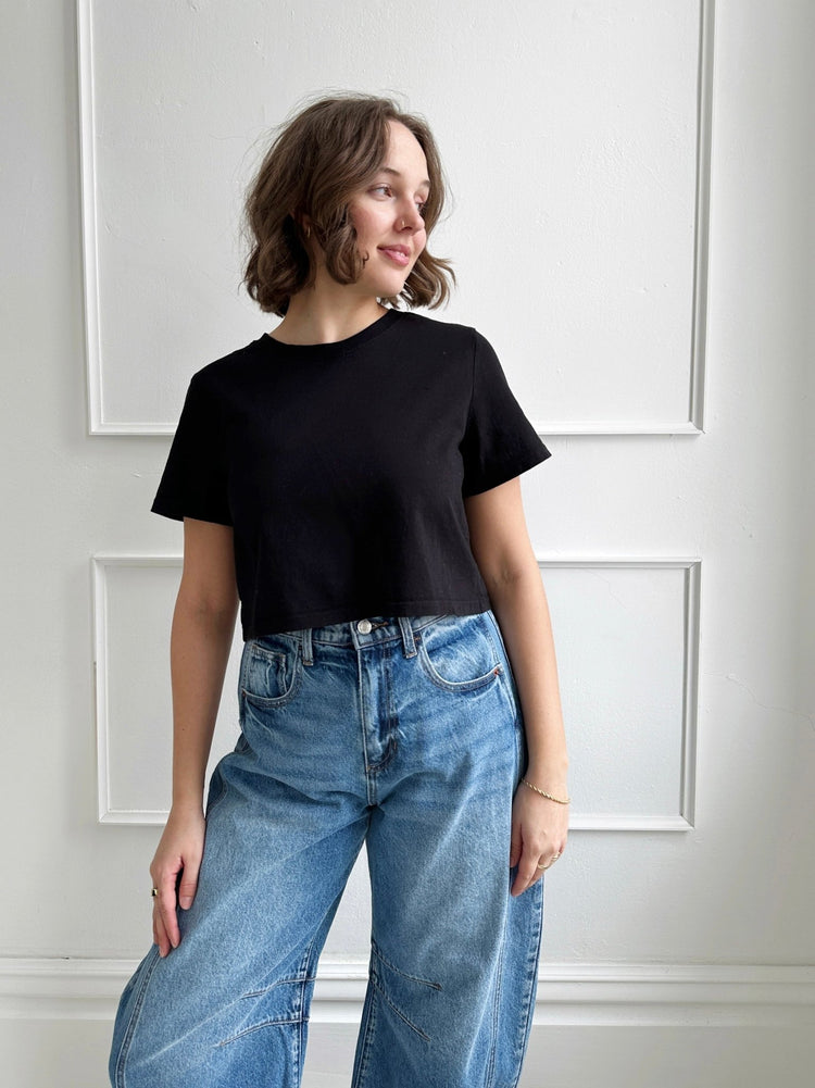 Everyday Cropped Tee - Spring Sweet