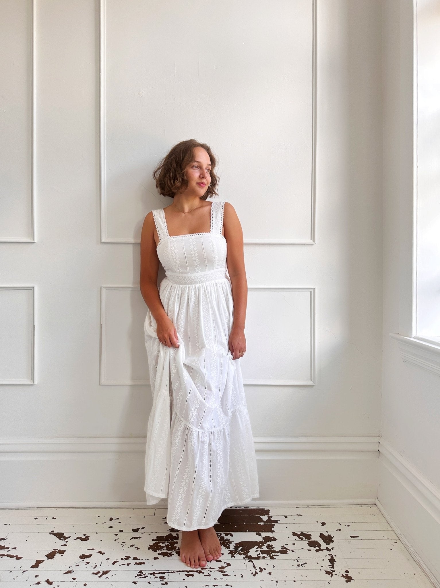 Eyelet Maxi dress - Spring Sweet
