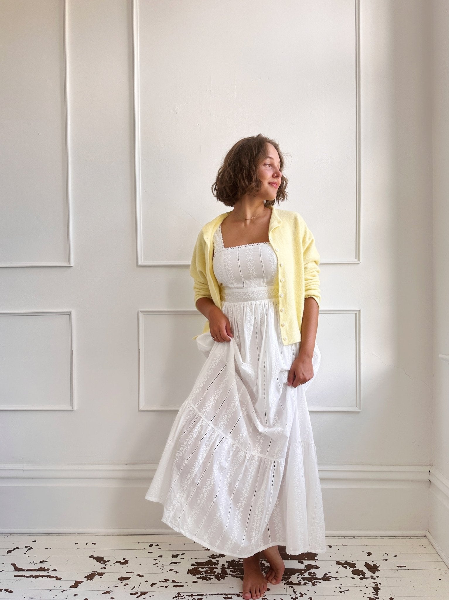 Eyelet Maxi dress - Spring Sweet