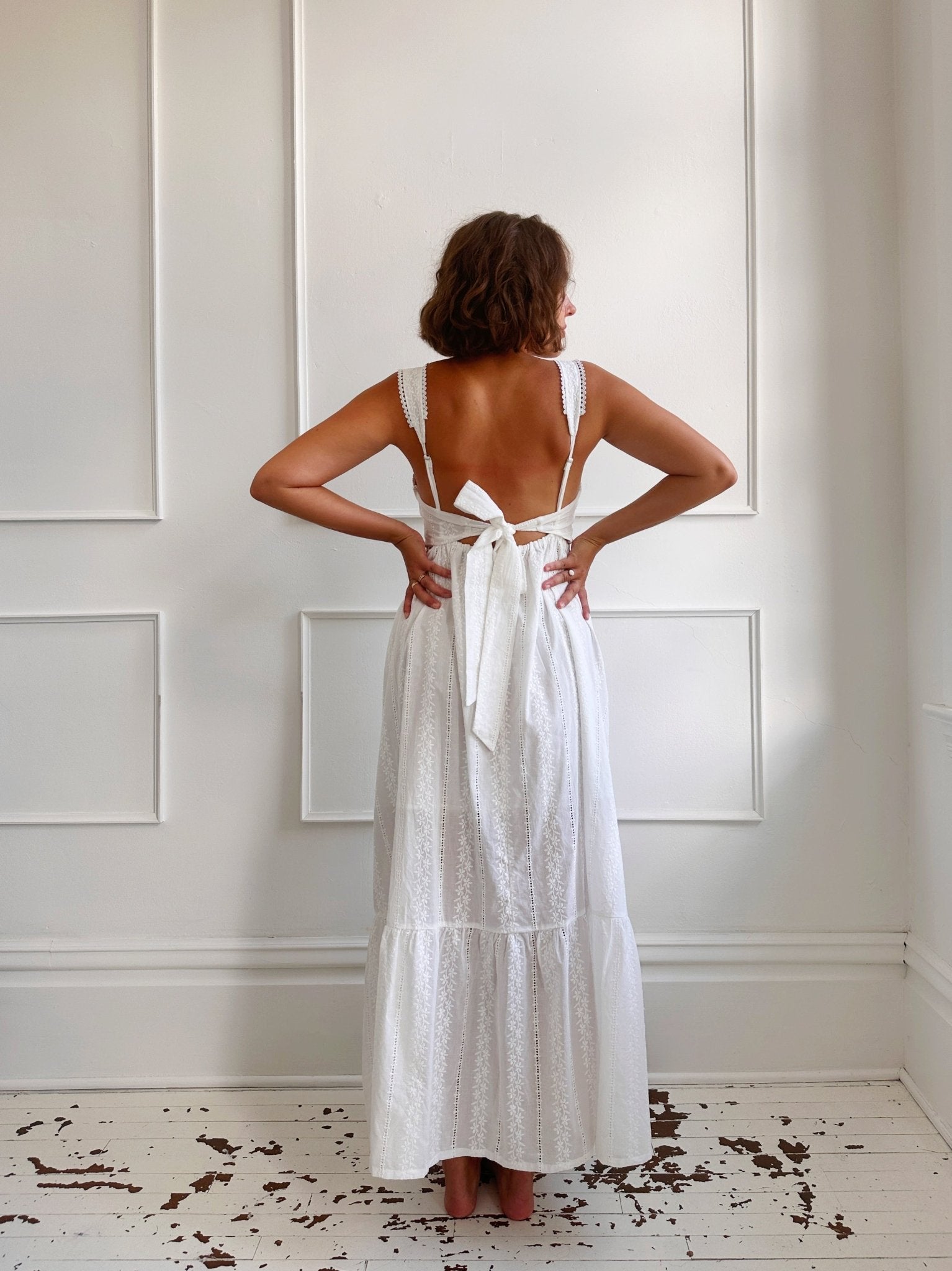 Eyelet Maxi dress - Spring Sweet