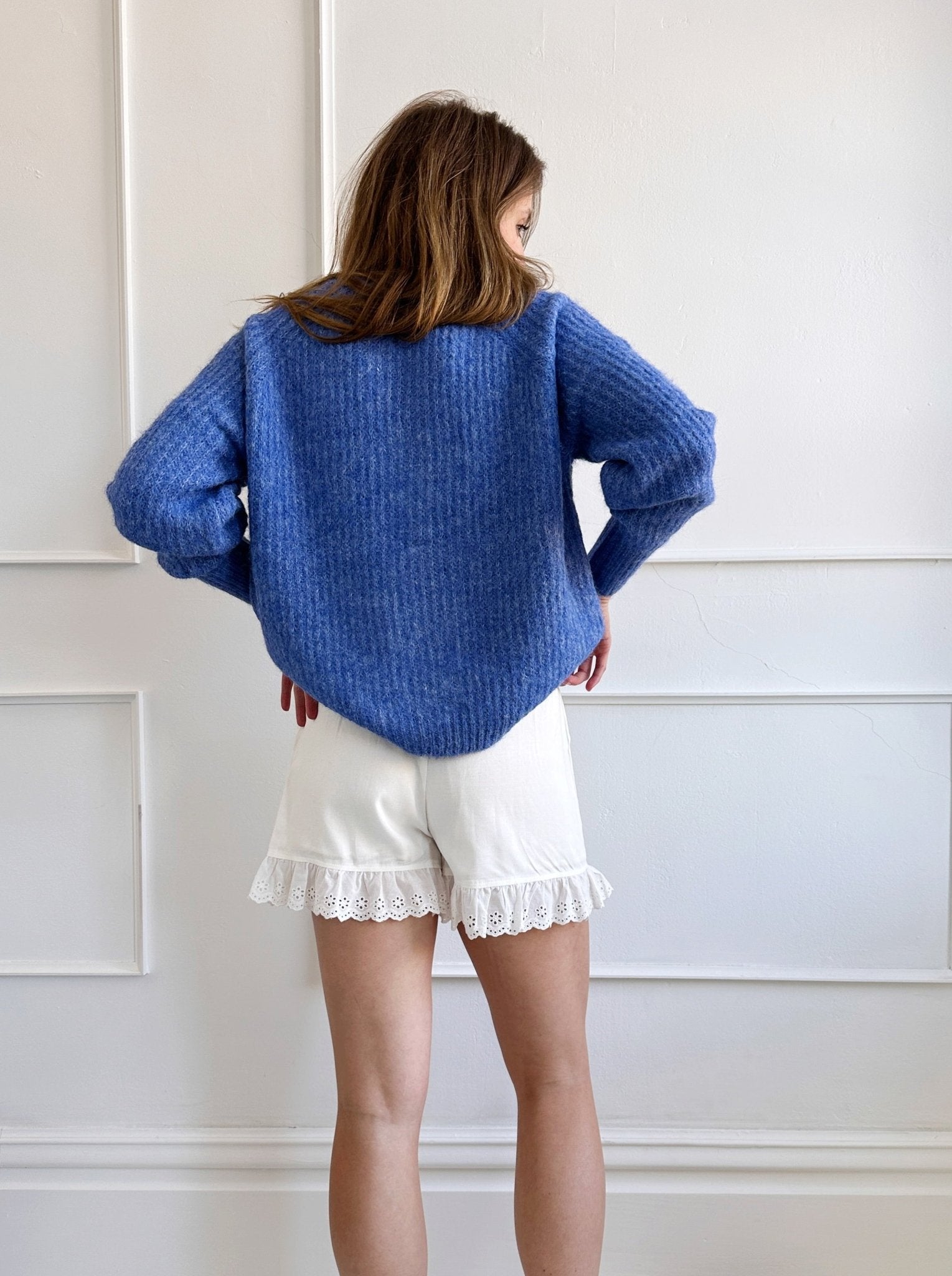 Eyelet Ruffle Shorts - Spring Sweet