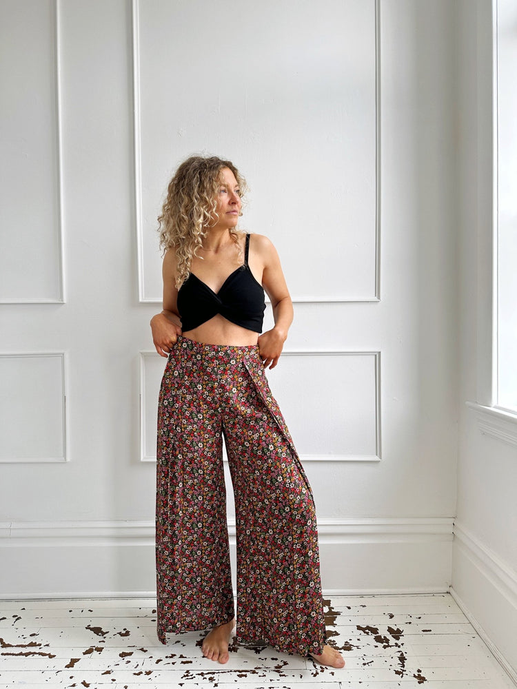 Floral Flowy Pants - Spring Sweet