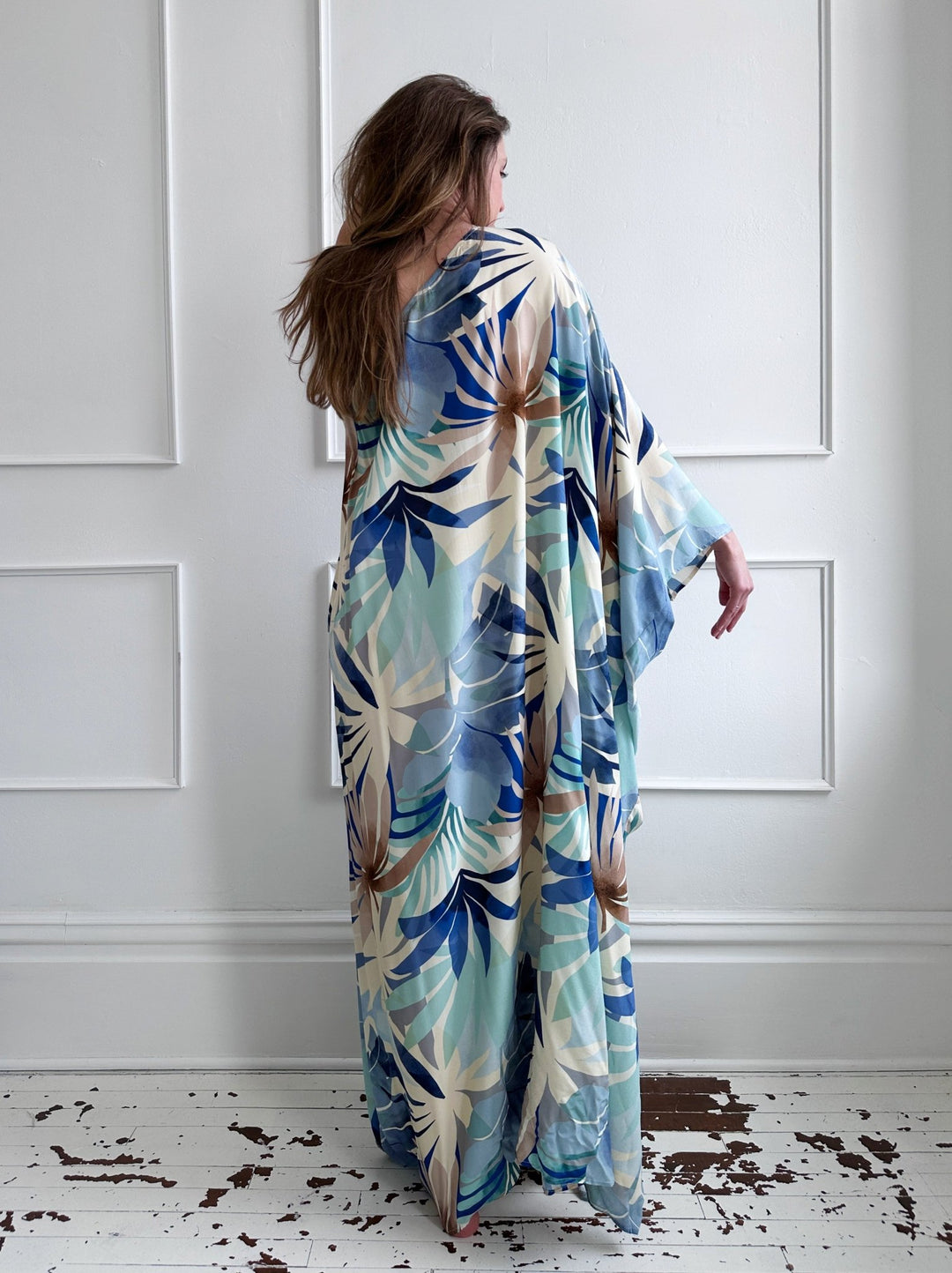 Floral One Shoulder Maxi Dress Medium