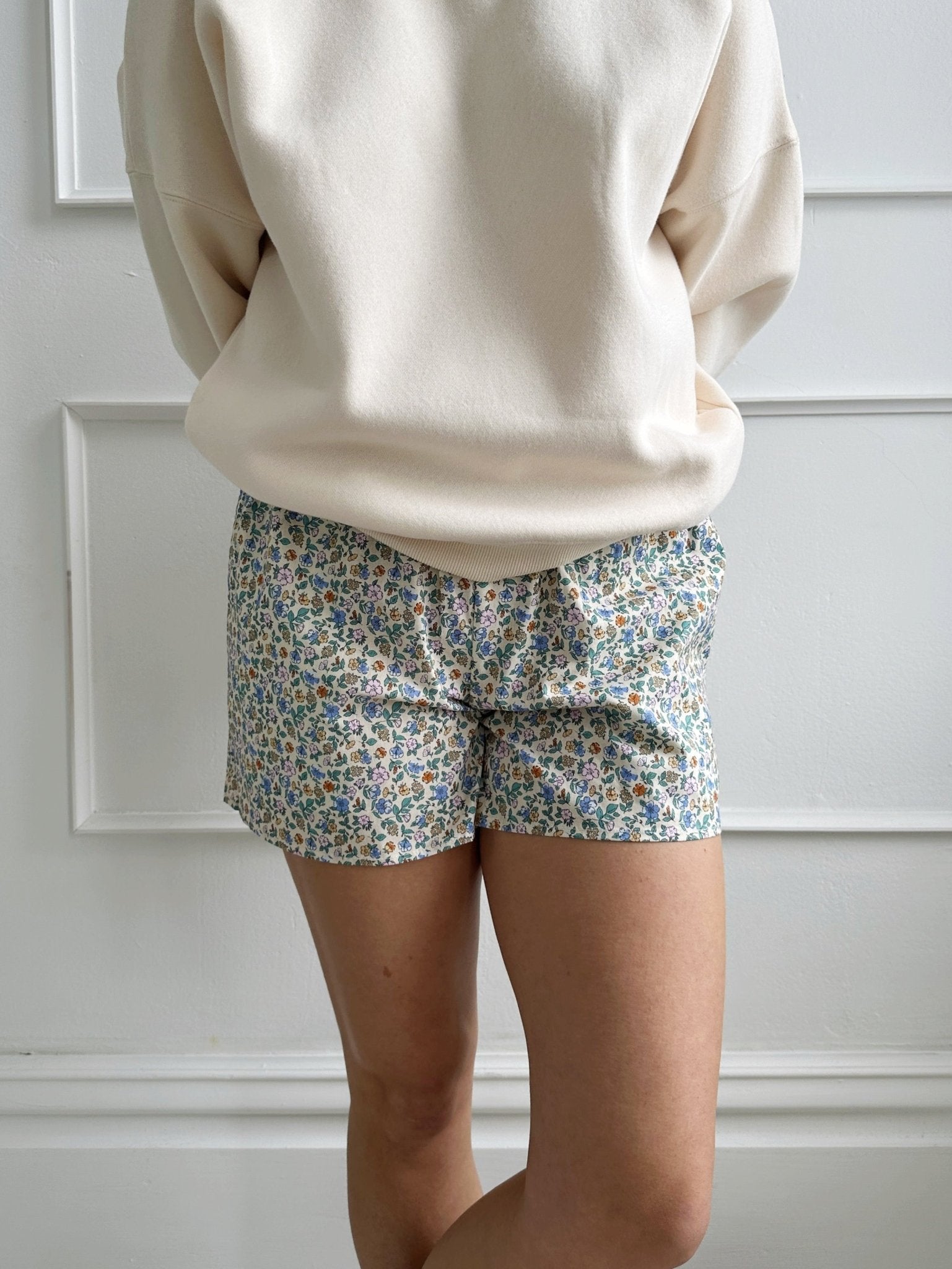 Floral Printed Lounge Shorts - Spring Sweet