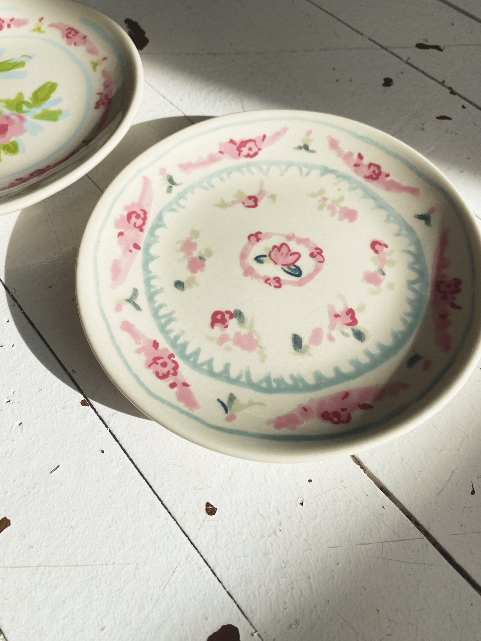 Floral Stoneware Plate - Spring Sweet