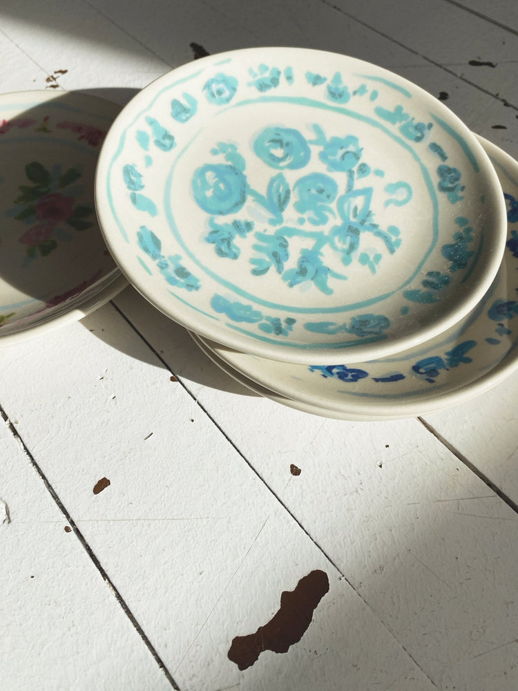 Floral Stoneware Plate - Spring Sweet