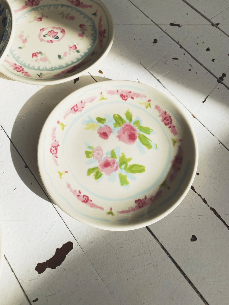 Floral Stoneware Plate - Spring Sweet