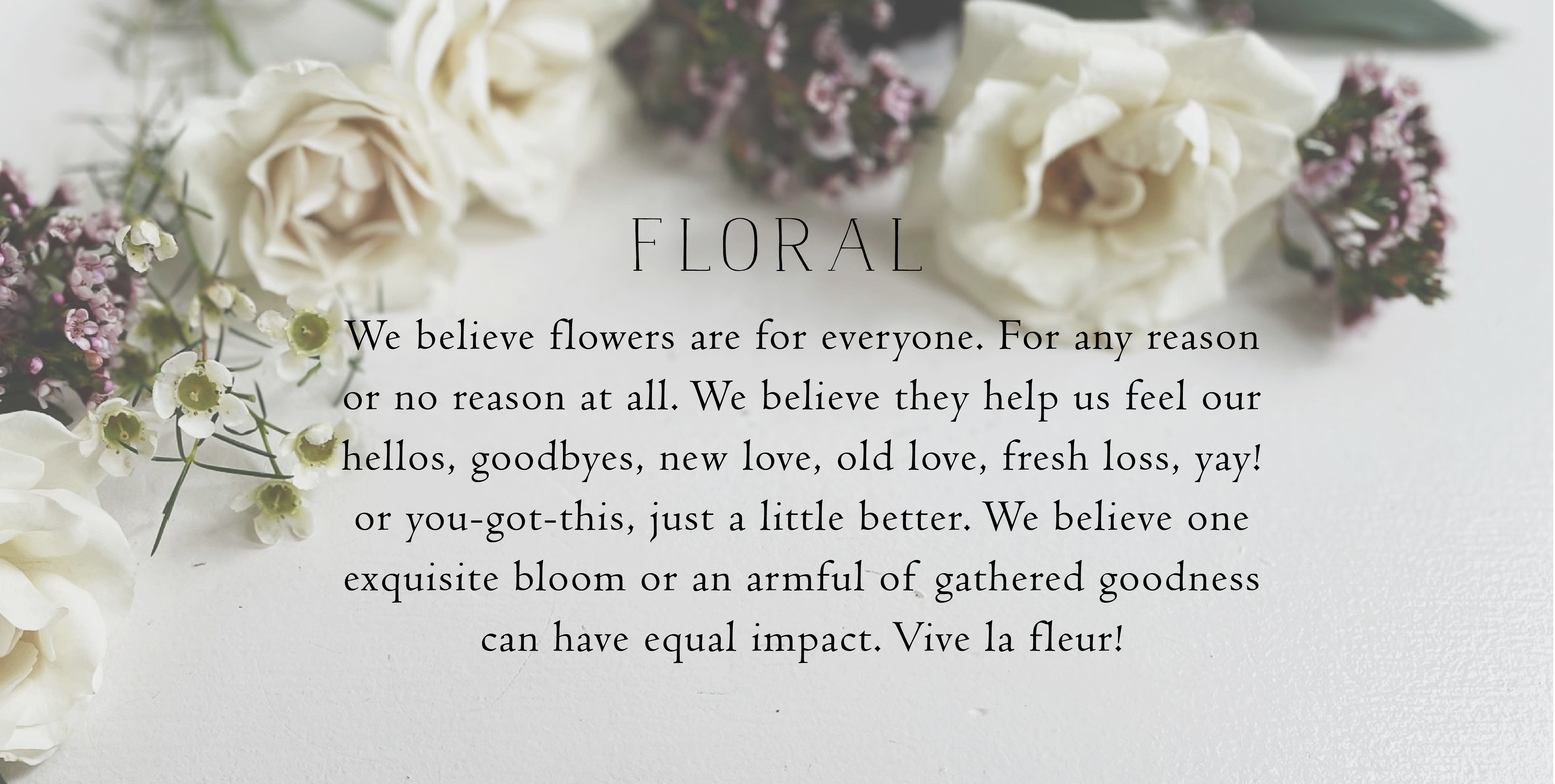 We are all Flowers ~