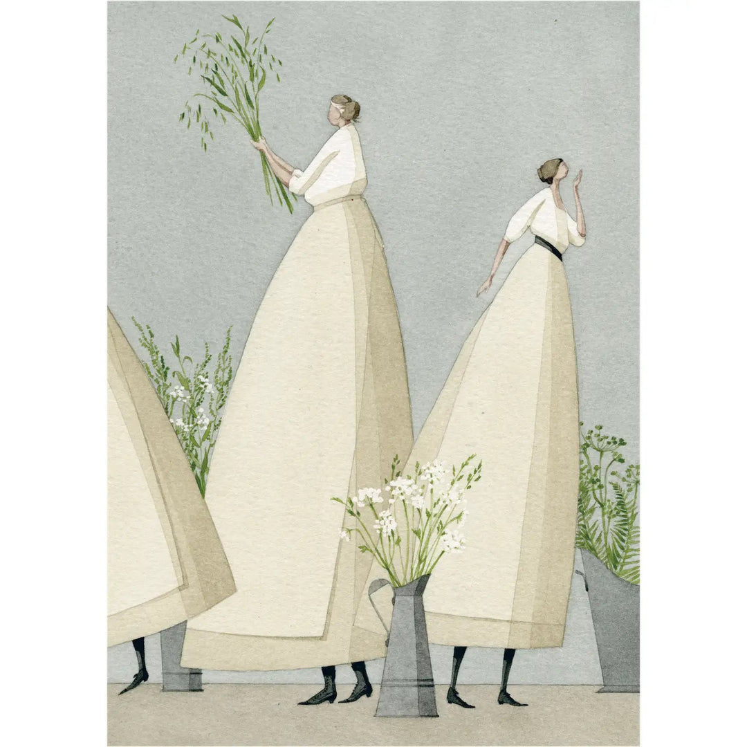Flower Girls Card - Spring Sweet