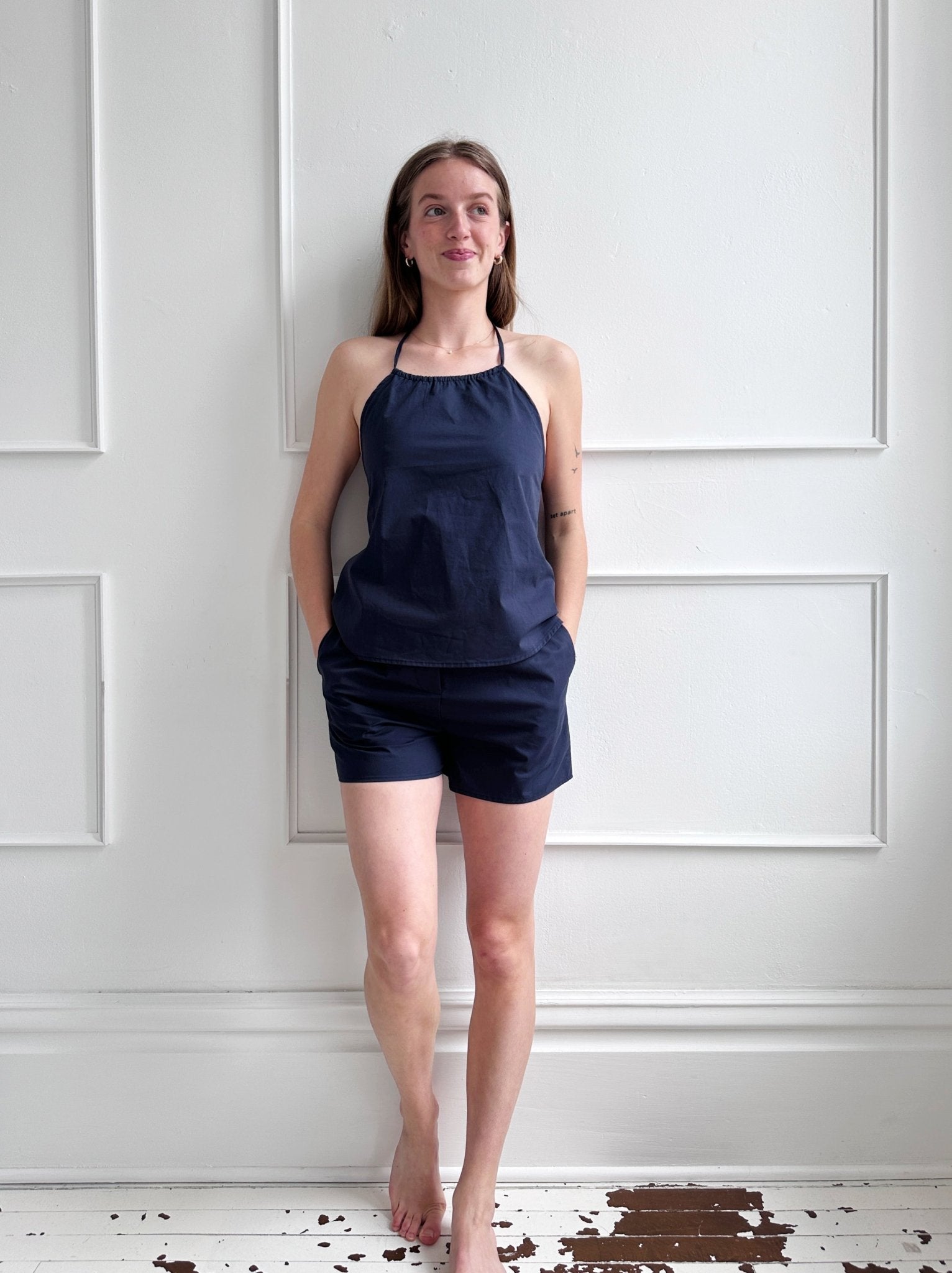 Flowy Halter Neck Top - Spring Sweet