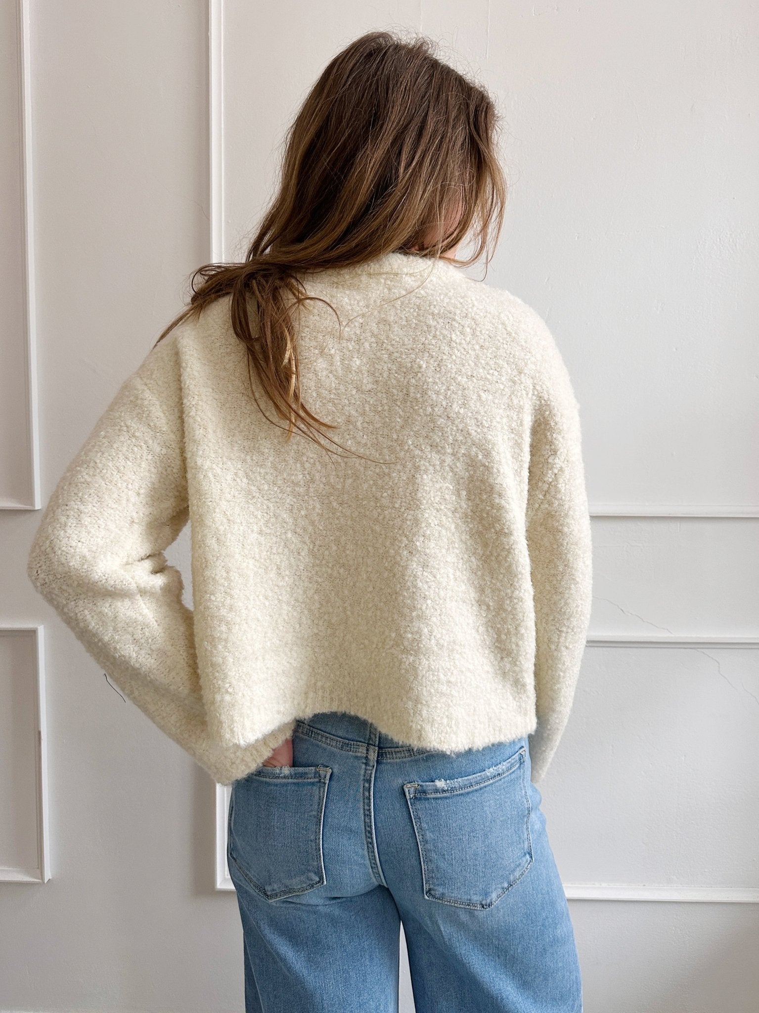 Fuzzy Cardigan - Spring Sweet