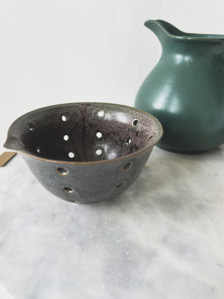 Glazed Stoneware Berry Bowl - Spring Sweet