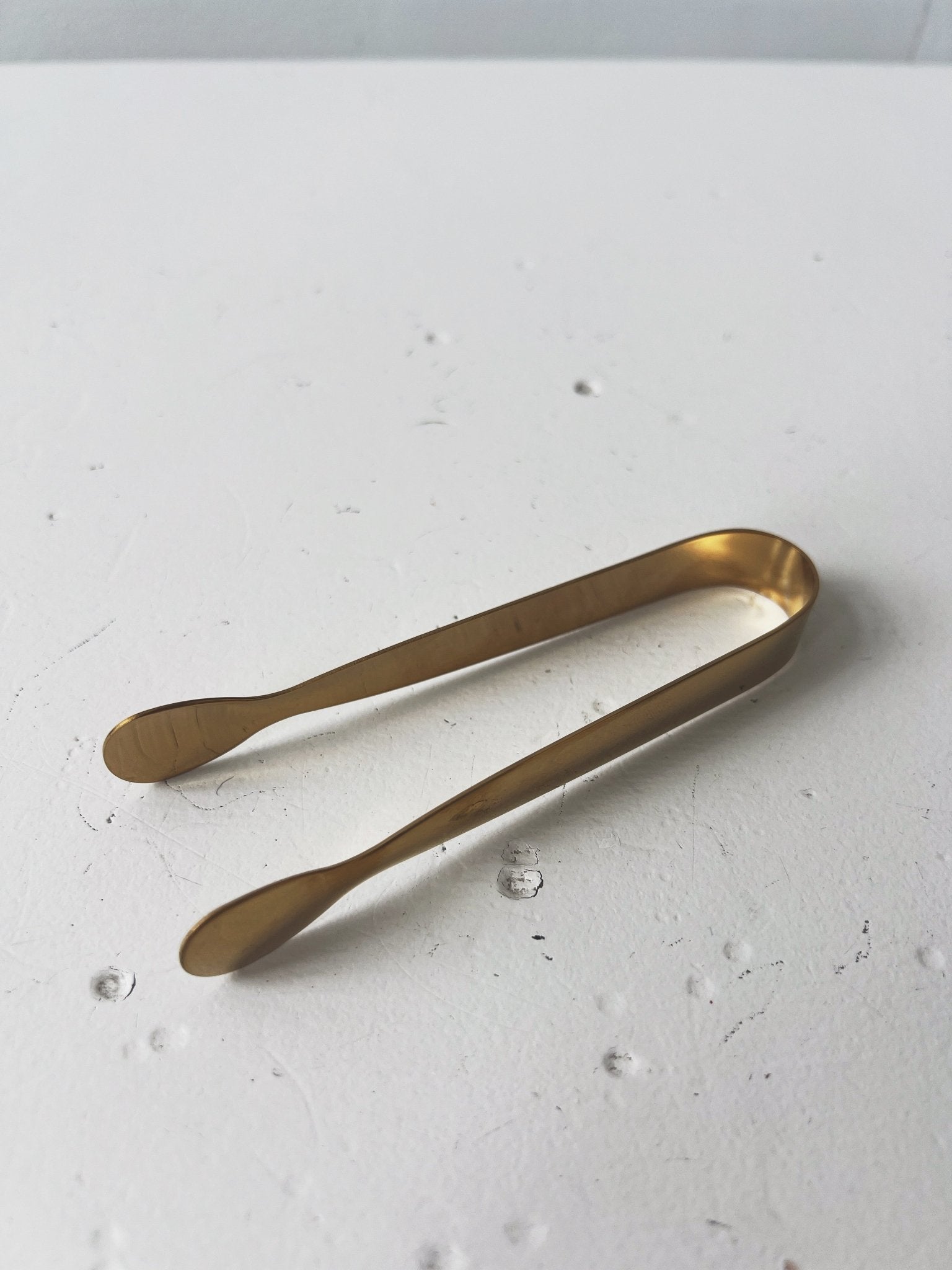 Gold Finish Stainless Steel Tongs - Spring Sweet