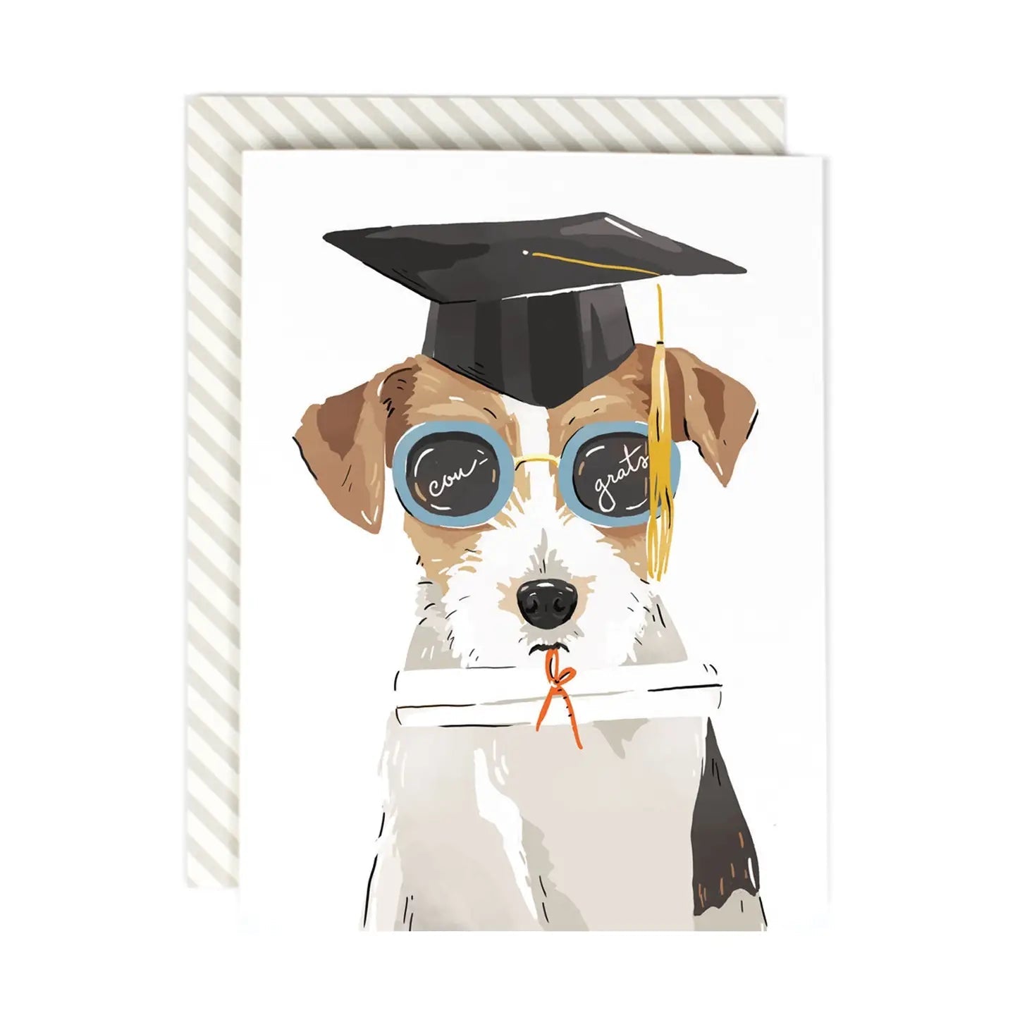 Graduation Pup Card - Spring Sweet