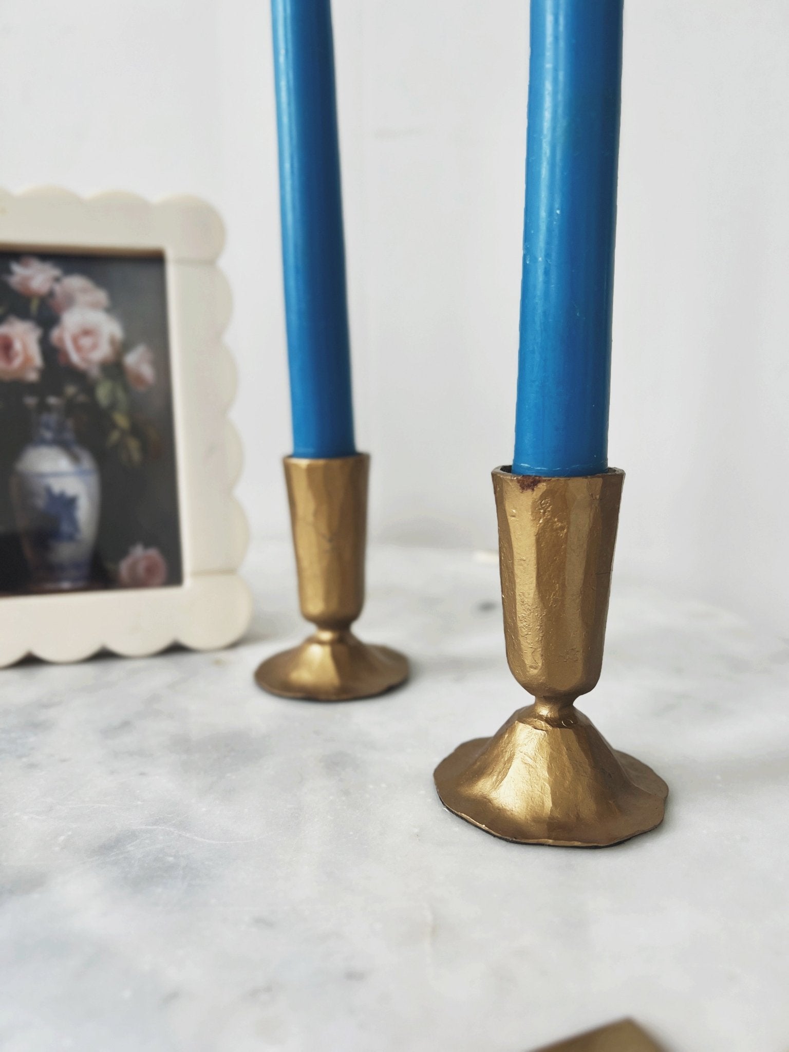 Hammered Taper Holder - Spring Sweet