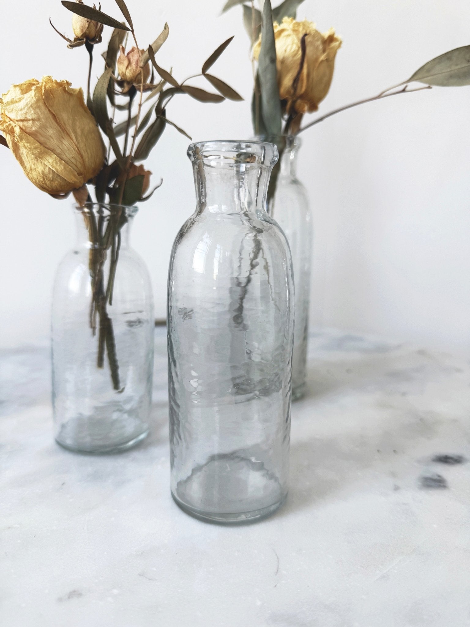 Hand - Blown Glass Bud Vase - Spring Sweet