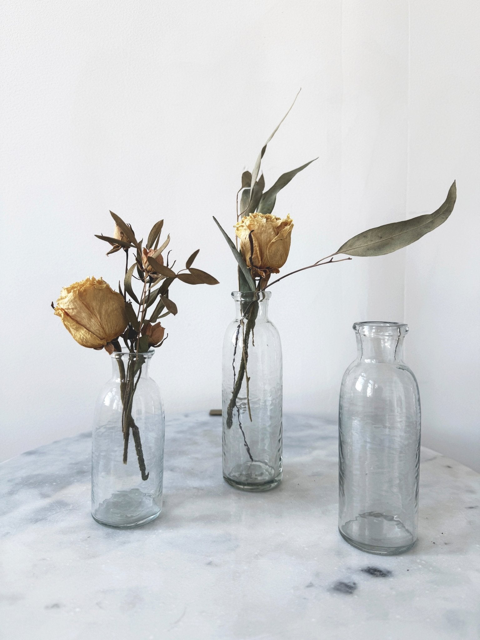 Hand - Blown Glass Bud Vase - Spring Sweet