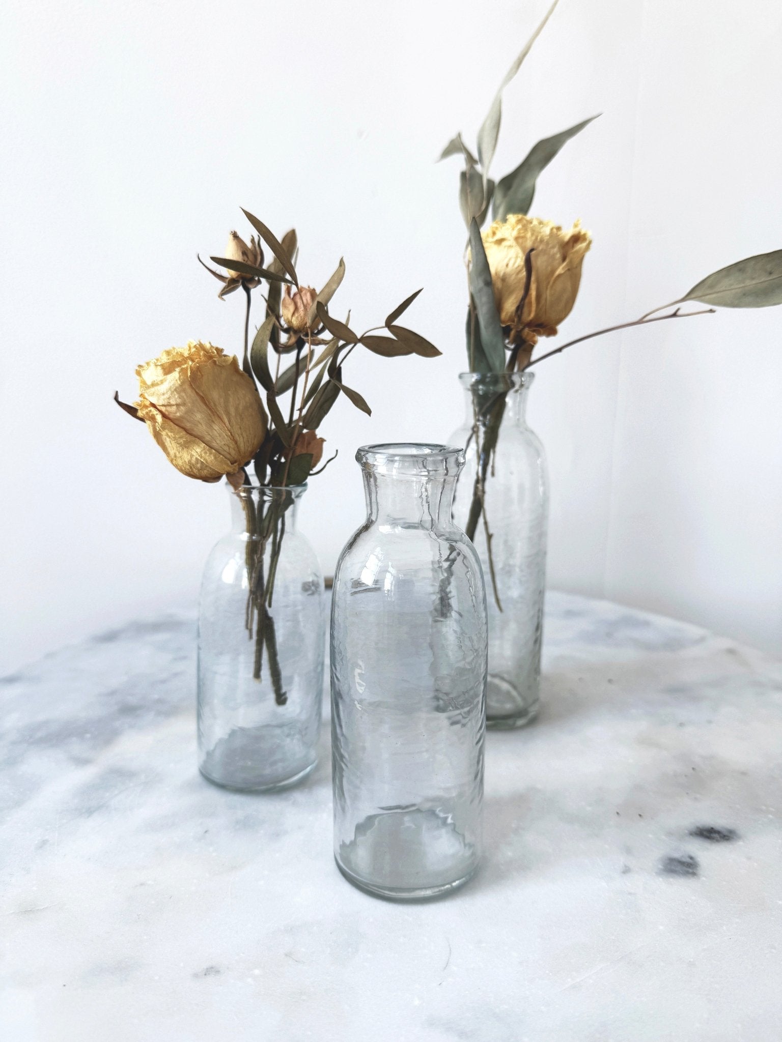 Hand - Blown Glass Bud Vase - Spring Sweet