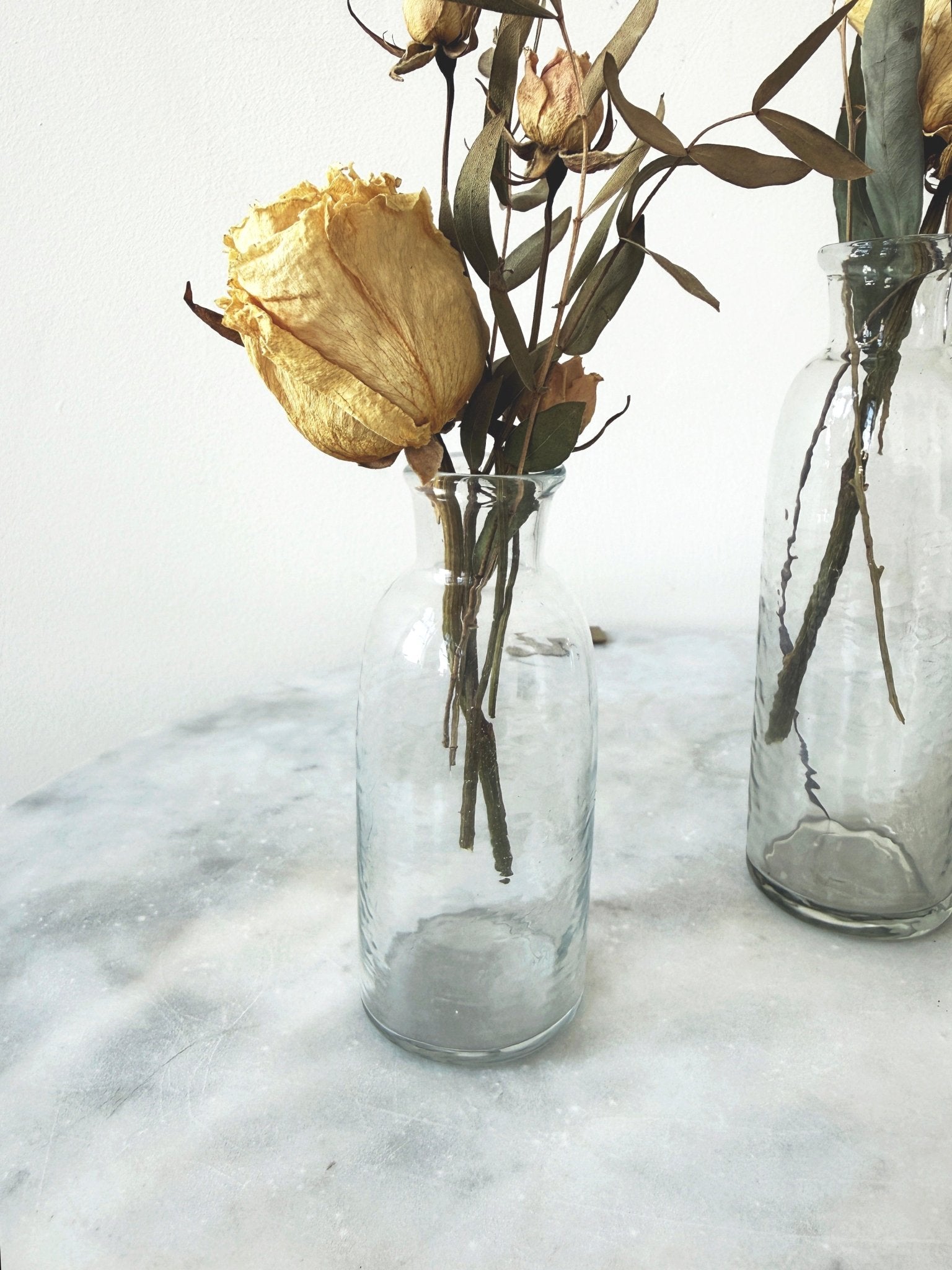 Hand - Blown Glass Bud Vase - Spring Sweet