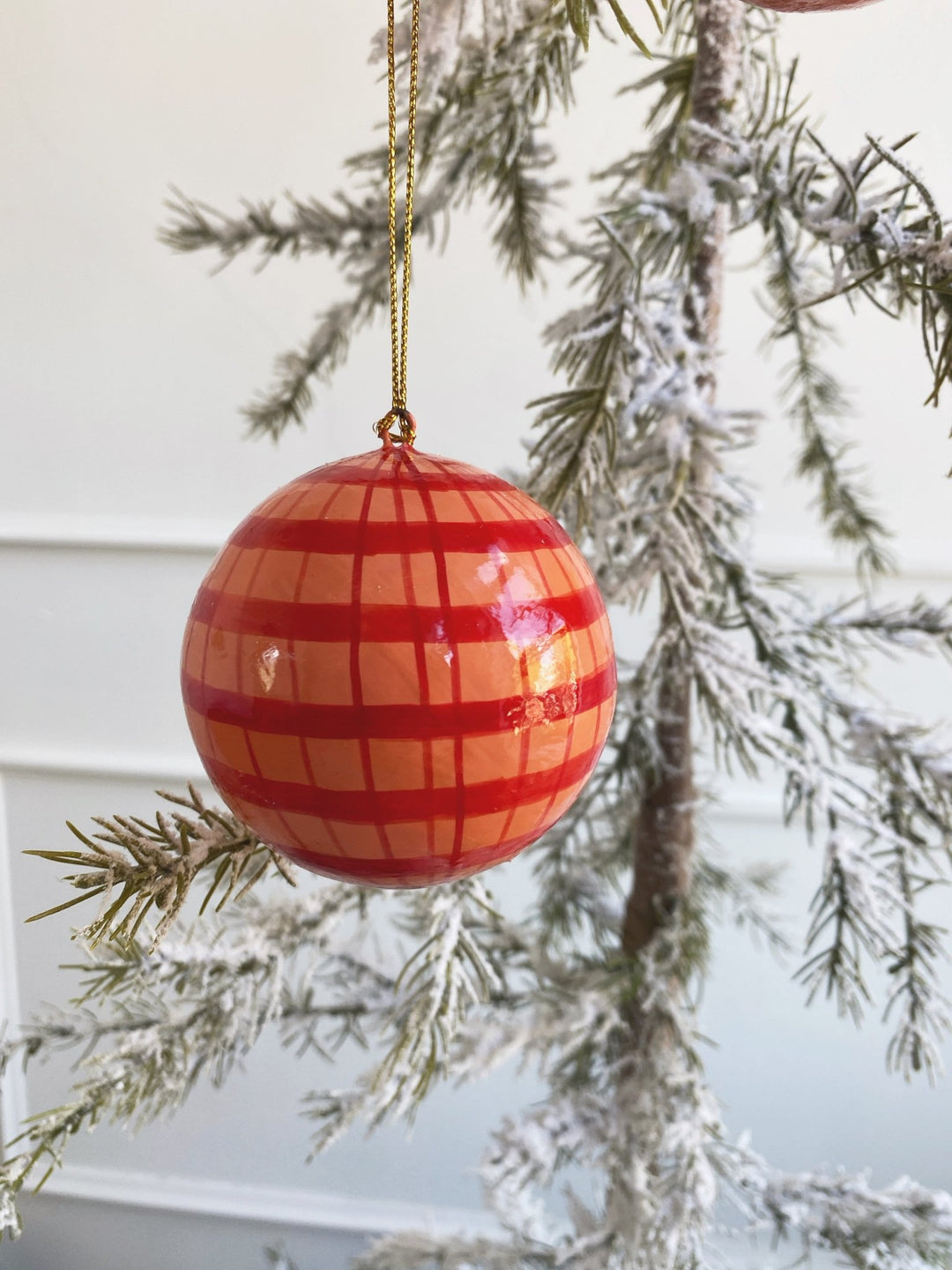 Hand Painted Ball Ornament - Spring Sweet