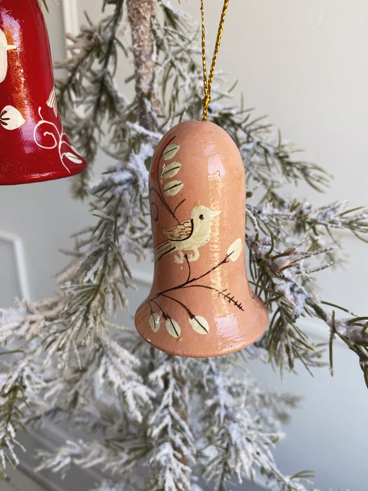 Hand Painted Bell Ornament - Spring Sweet