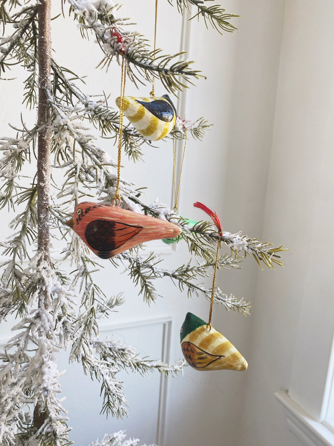 Hand Painted Bird Ornament - Spring Sweet