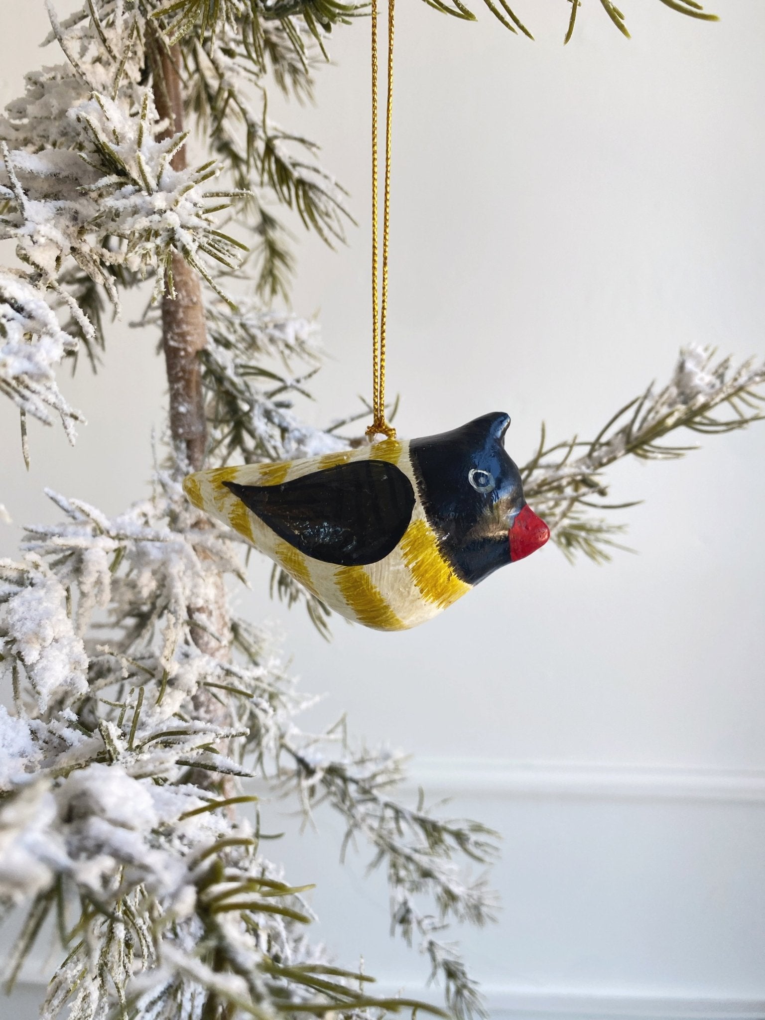 Hand Painted Bird Ornament - Spring Sweet