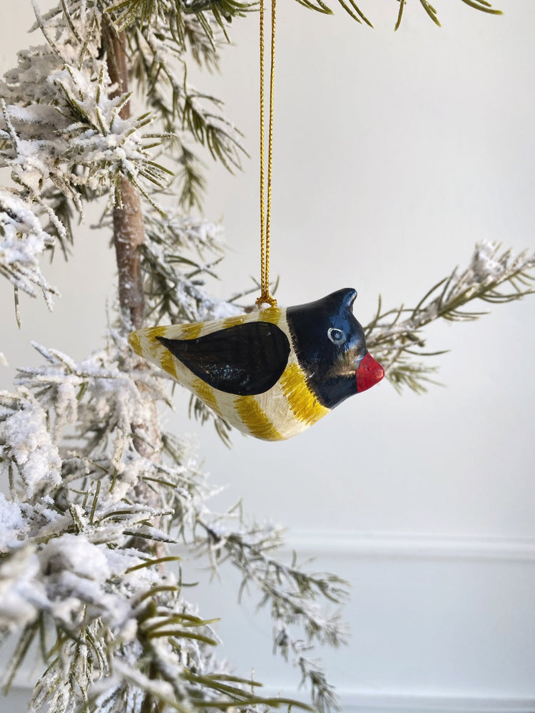 Hand Painted Bird Ornament - Spring Sweet