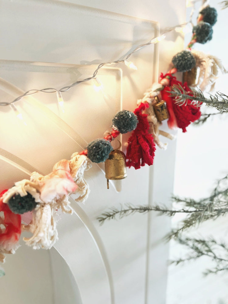 Handmade Wool & Cotton Blend Garland - Spring Sweet