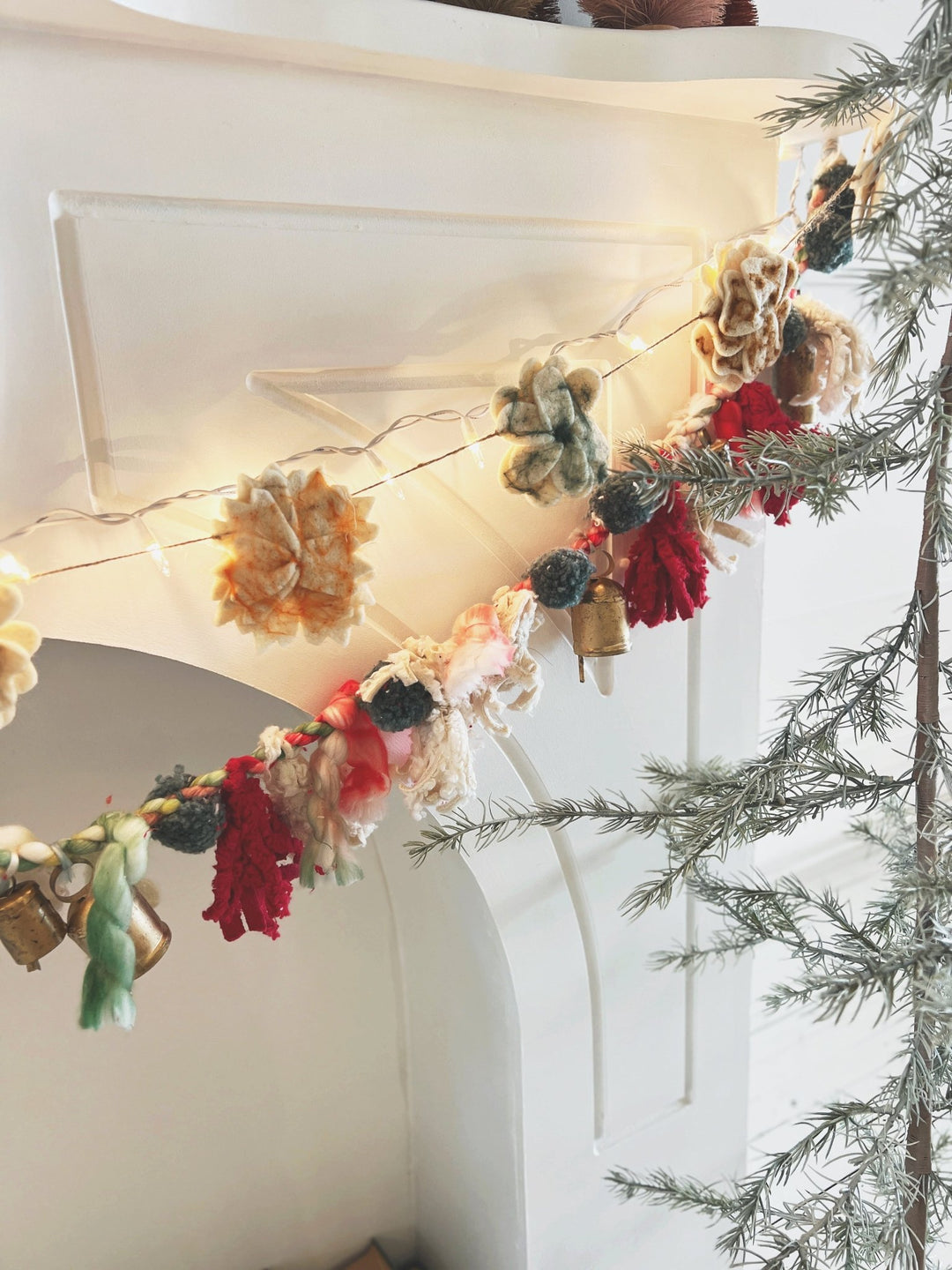 Handmade Wool & Cotton Blend Garland - Spring Sweet