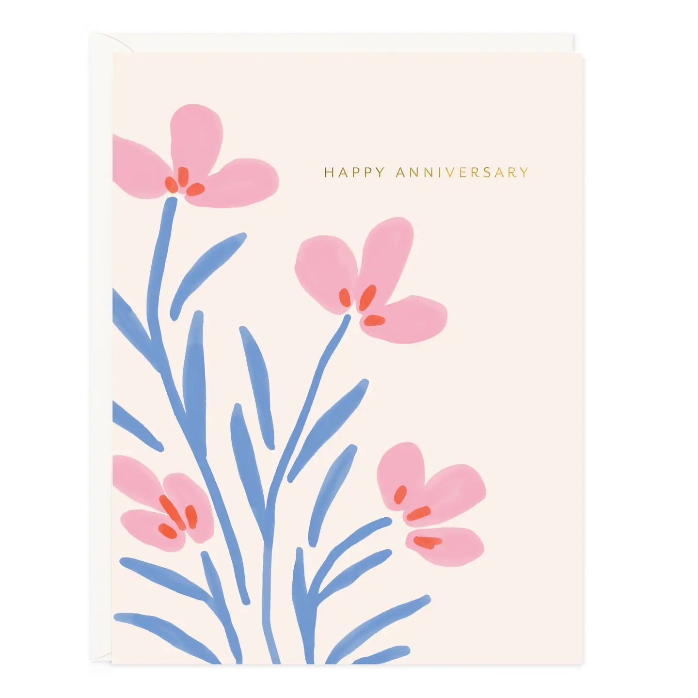 "happy anniversary" Card - Spring Sweet