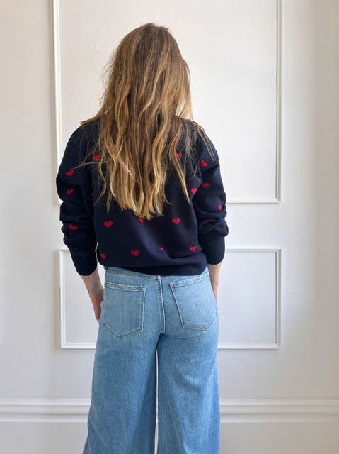 Hearts Sweater - Spring Sweet