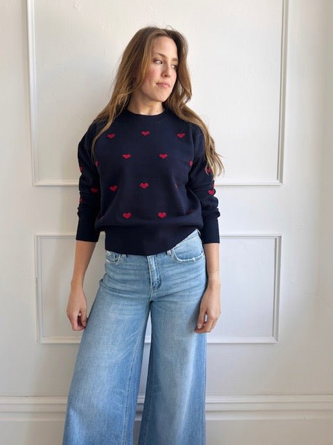 Hearts Sweater - Spring Sweet