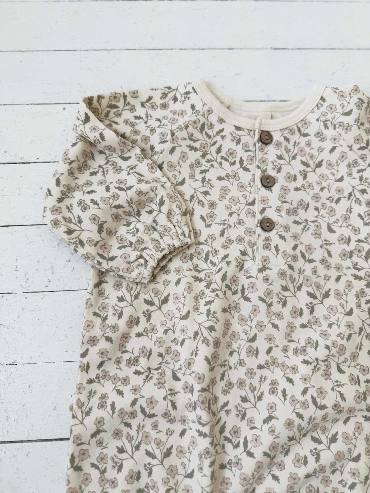 Henley Bubble Jumpsuit - Spring Sweet