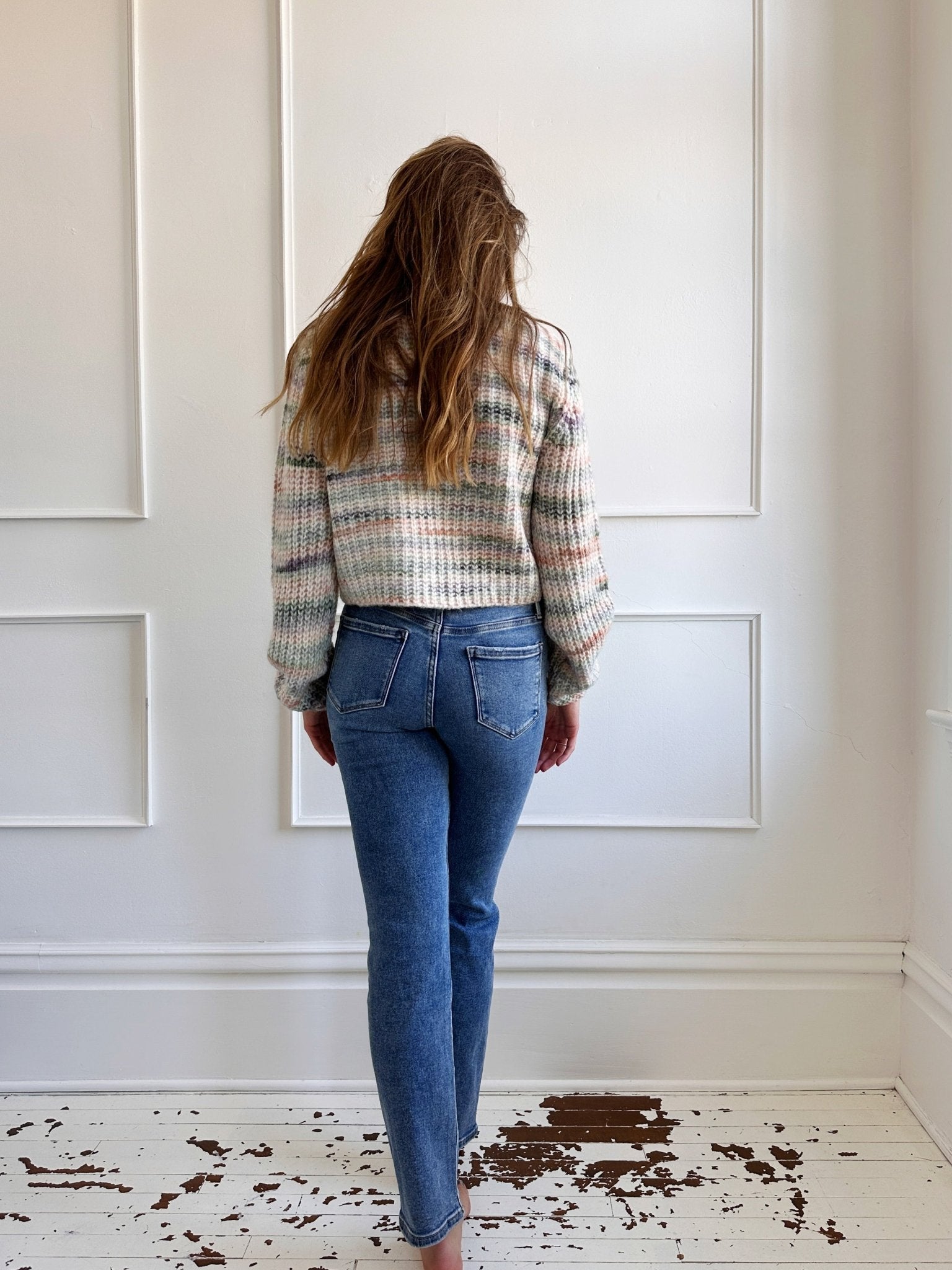High Rise Straight - Spring Sweet