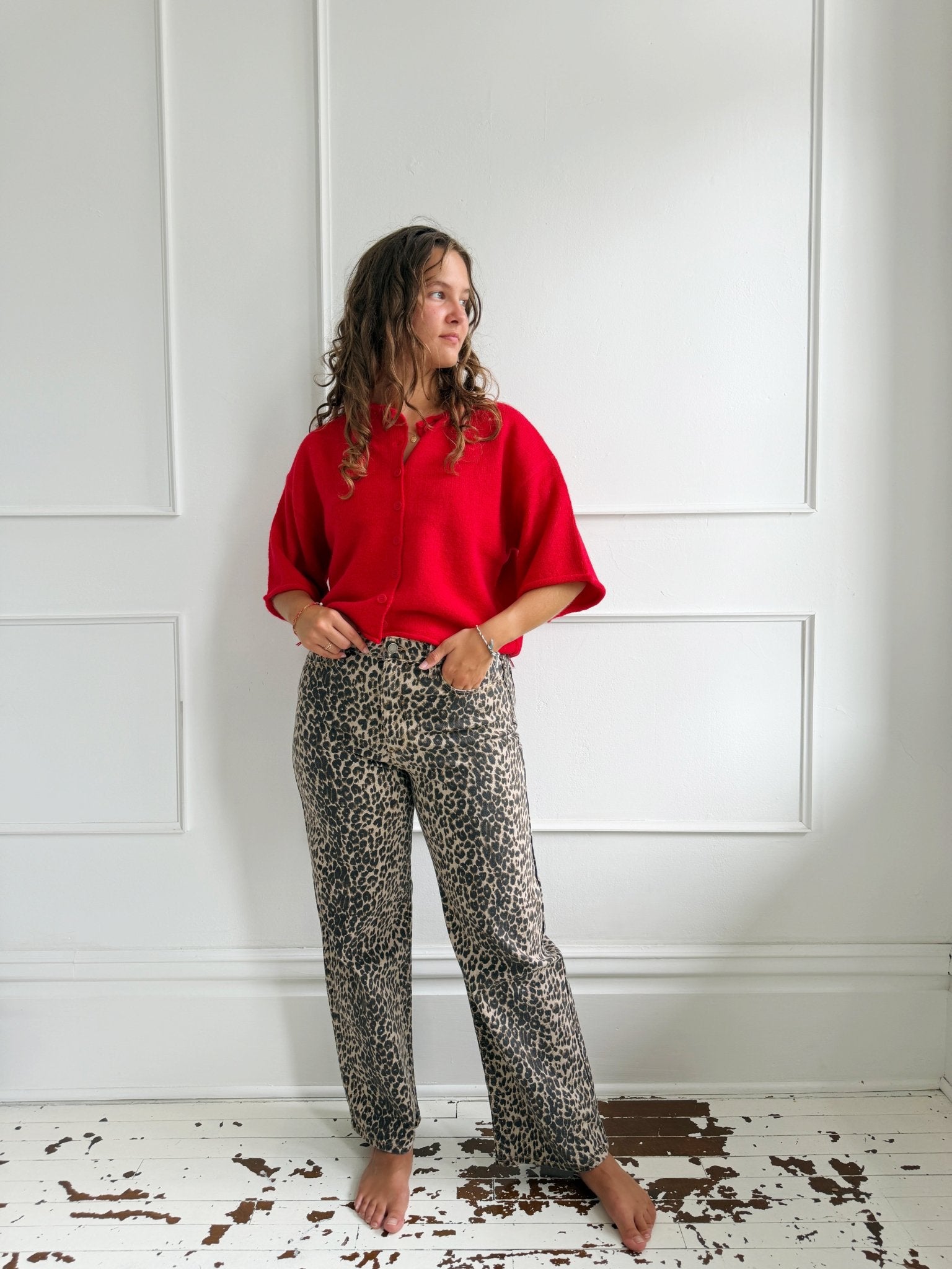 High Rise Vintage Straight - Spring Sweet
