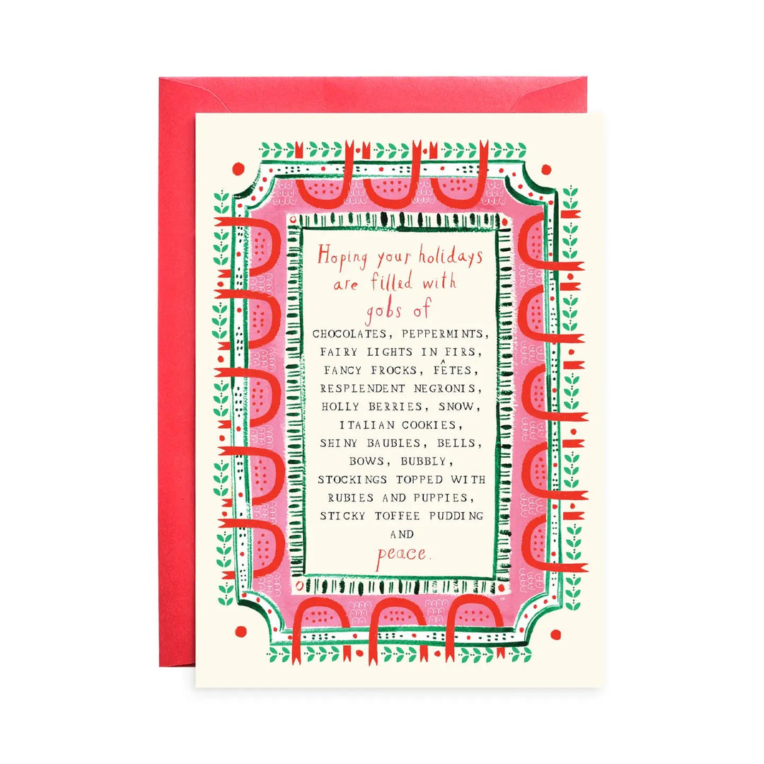 Holiday Wishlist Card - Spring Sweet