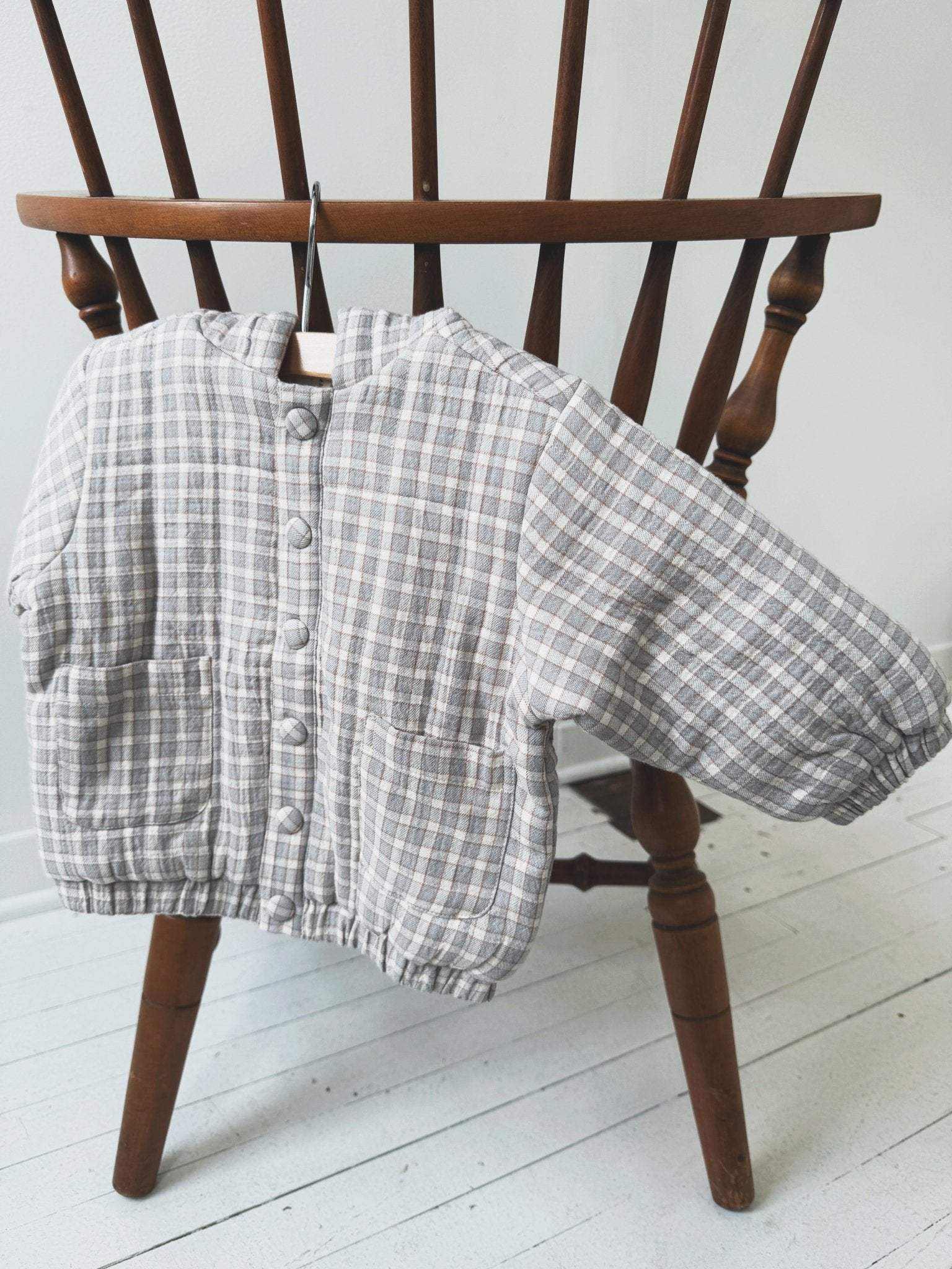 Hooded Woven Jacket - Spring Sweet
