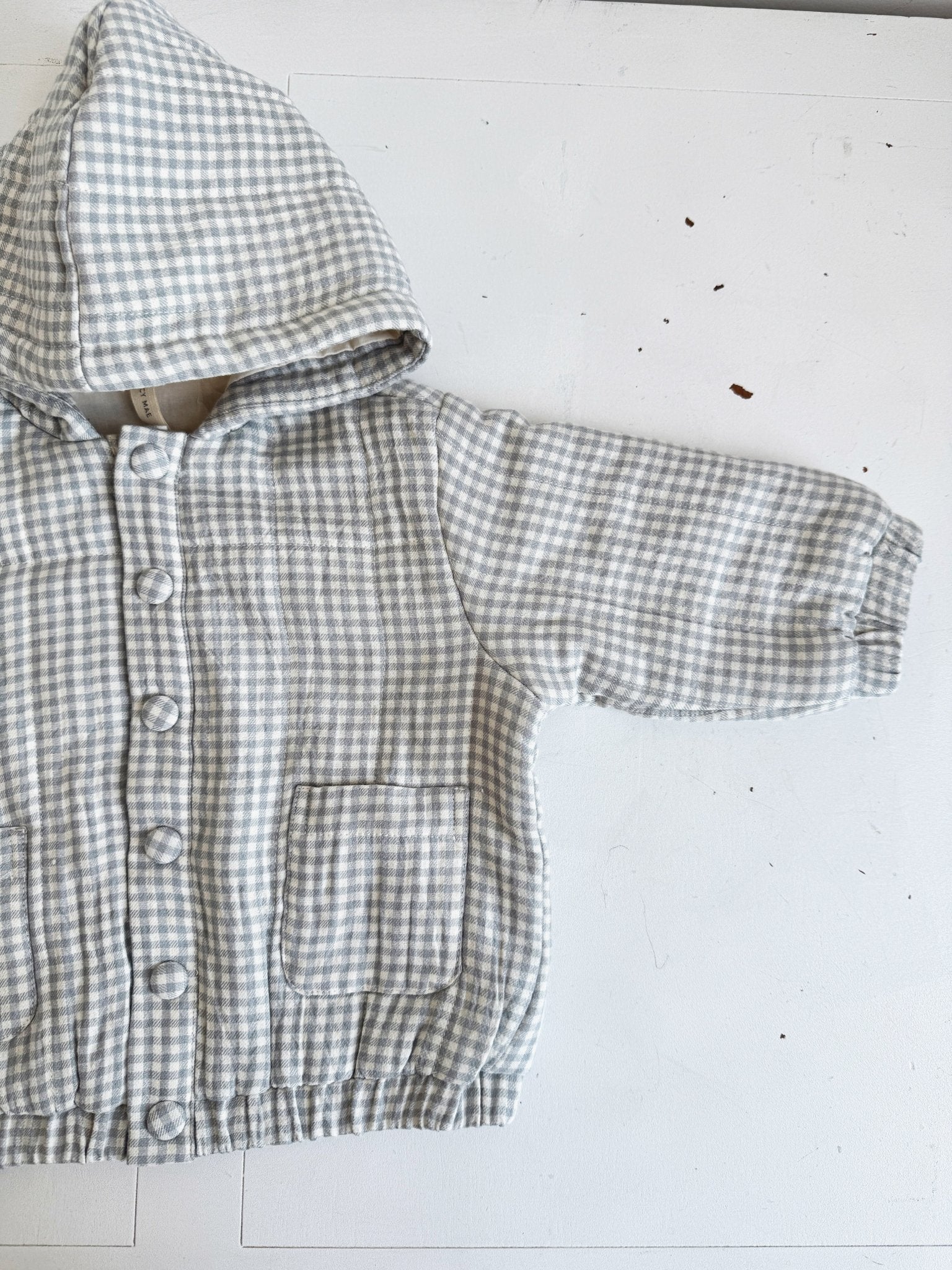 Hooded Woven Jacket - Spring Sweet
