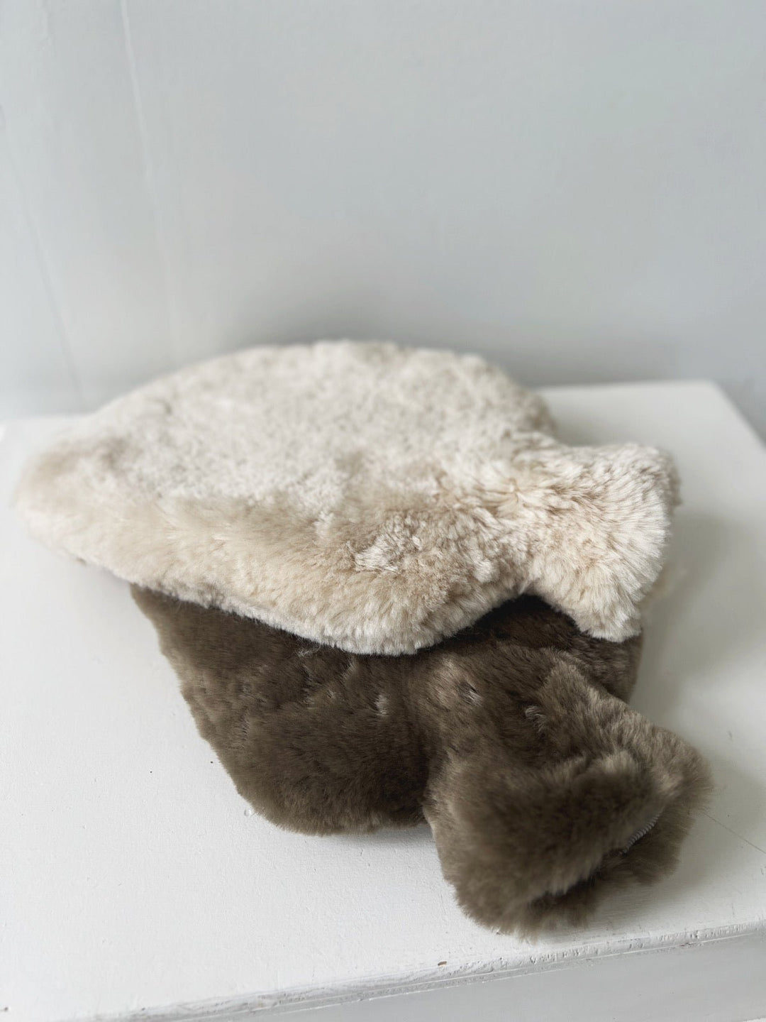 Hot Water Bottle w/ Fur Cover - Spring Sweet