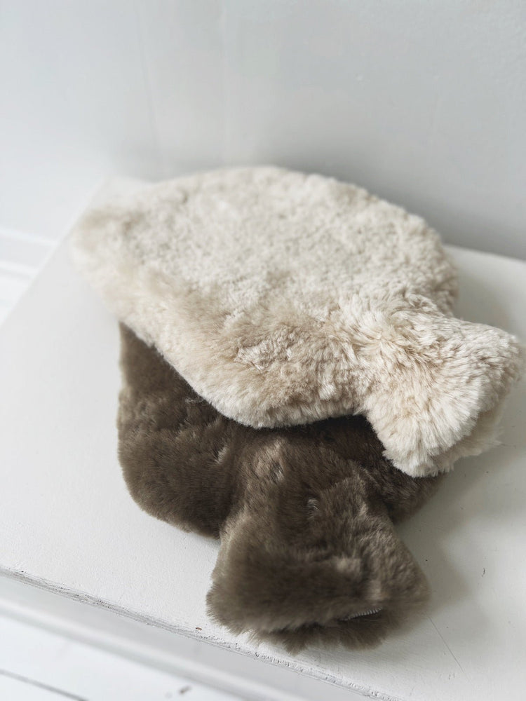 Hot Water Bottle w/ Fur Cover - Spring Sweet